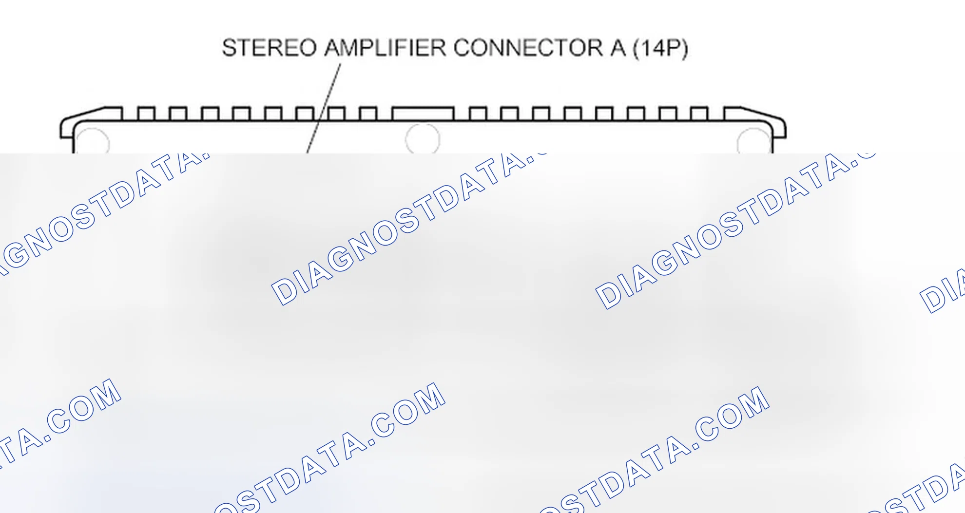 Scheme 39: Stereo Amplifier Connector Inputs and Outputs (EX and SC models)