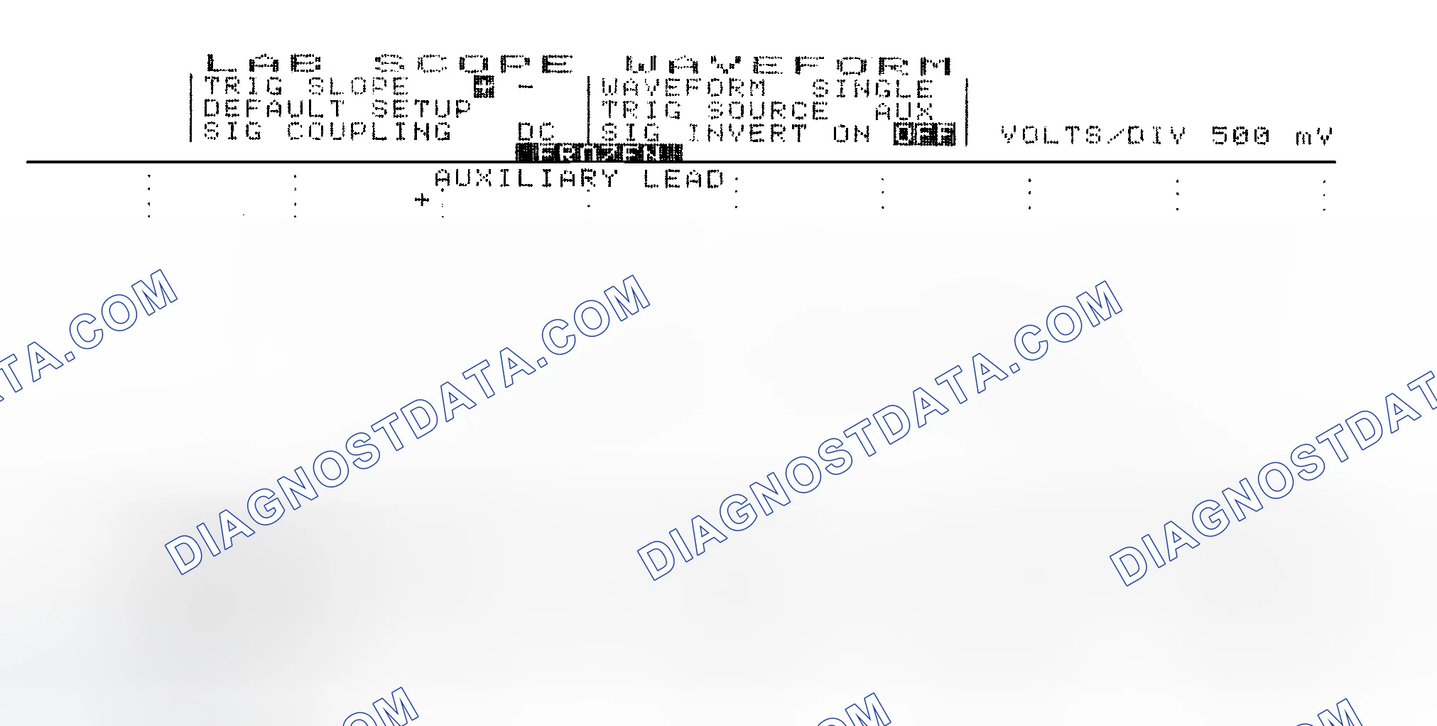 Scheme 14: Single Injector w/Excessive Current Flow - Current Pattern