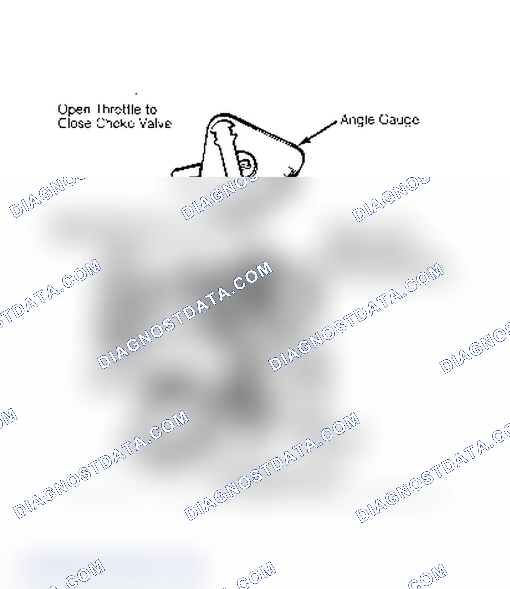 Scheme 11: Choke Unloader Adjustment Bend choke unloader tang to adjust.