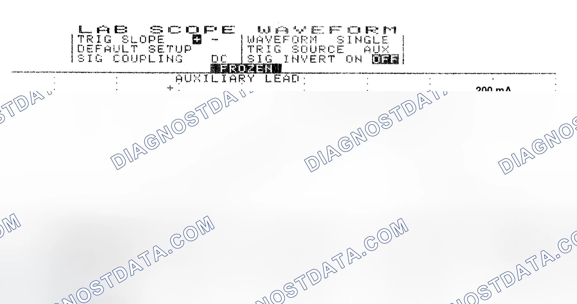 Scheme 13: Single Injector w/Normal Current Flow - Current Pattern