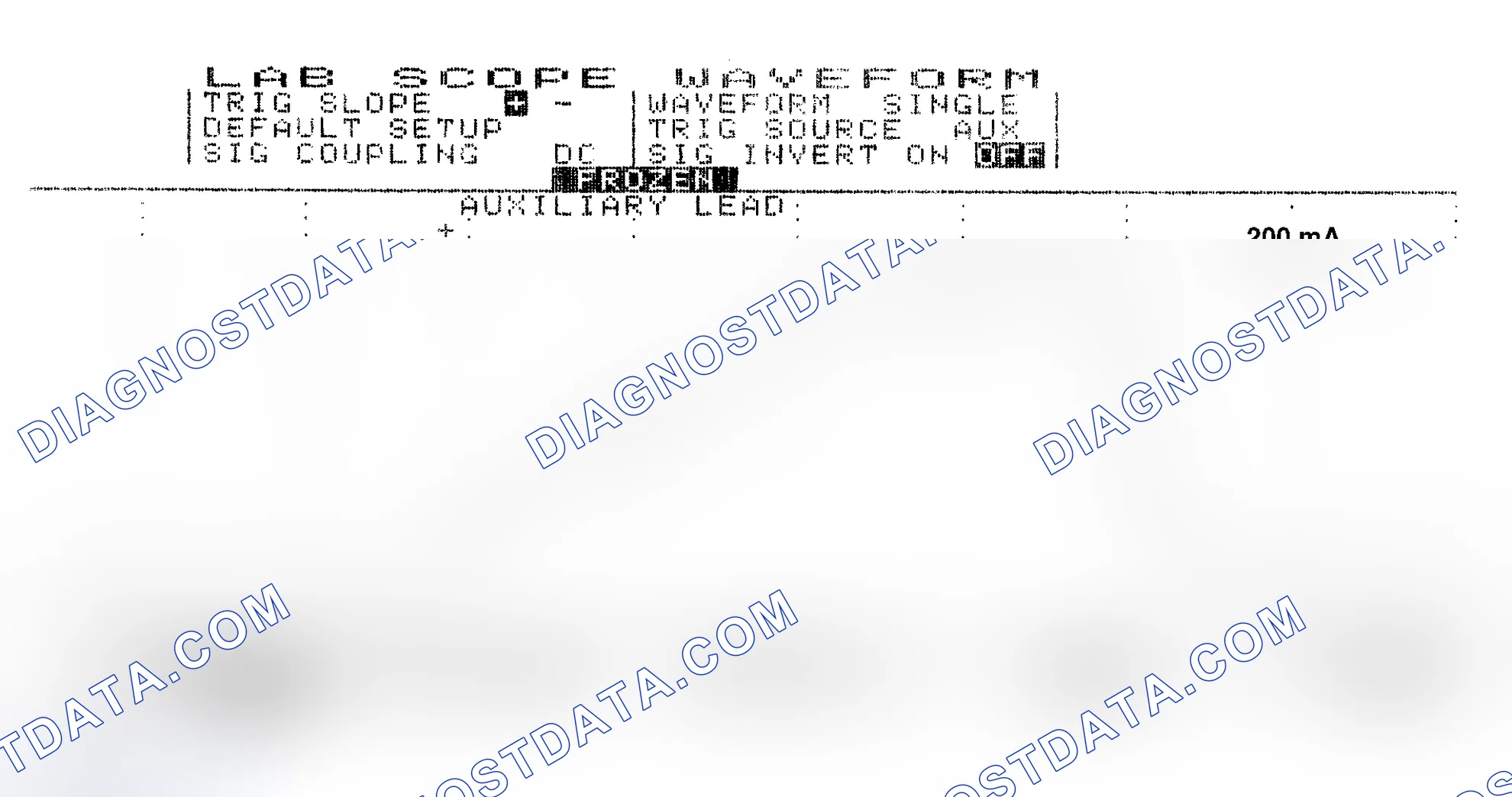 Scheme 13: Single Injector w/Normal Current Flow - Current Pattern