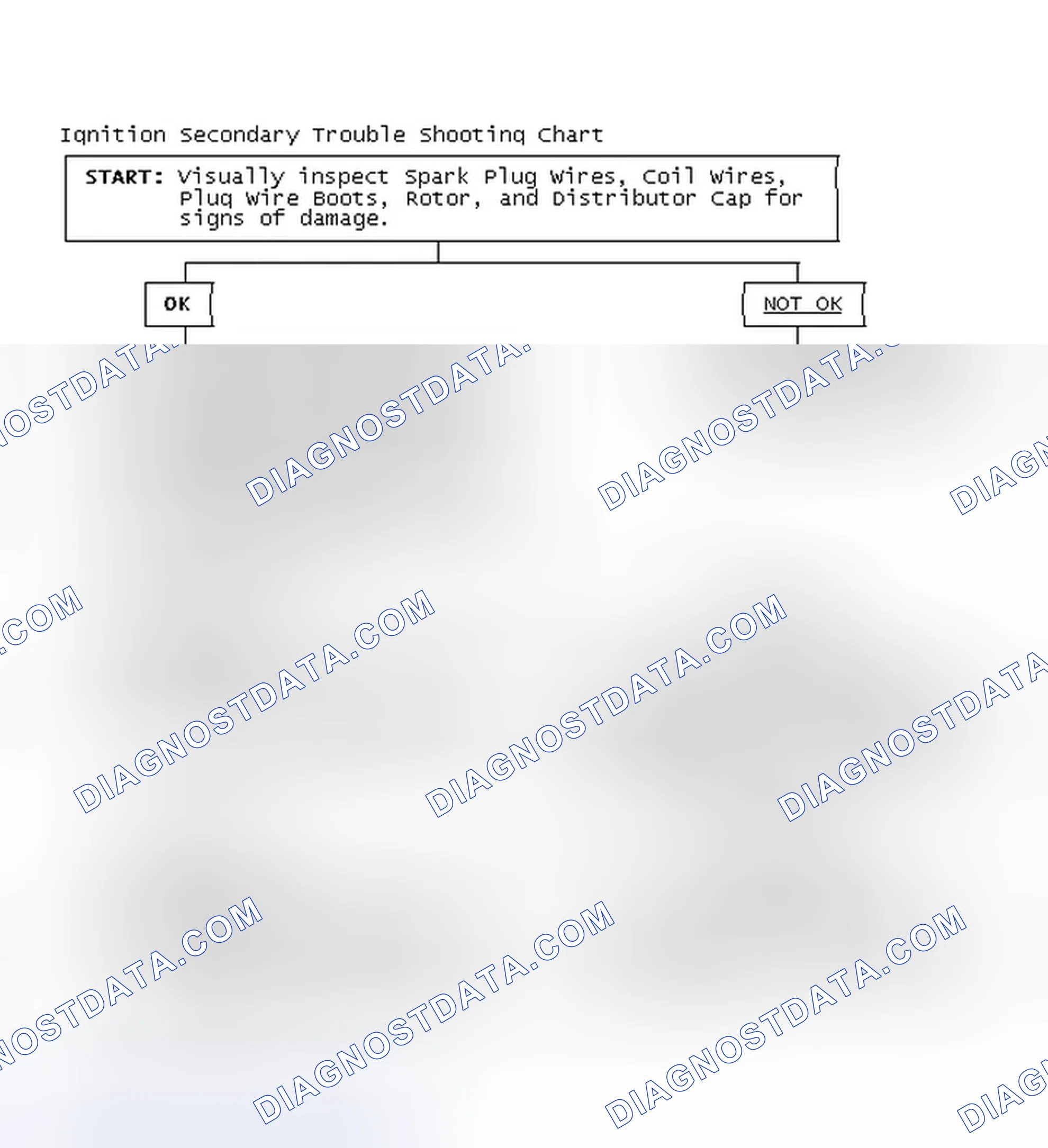 Scheme 1: Ignition Secondary Trouble Shooting Chart