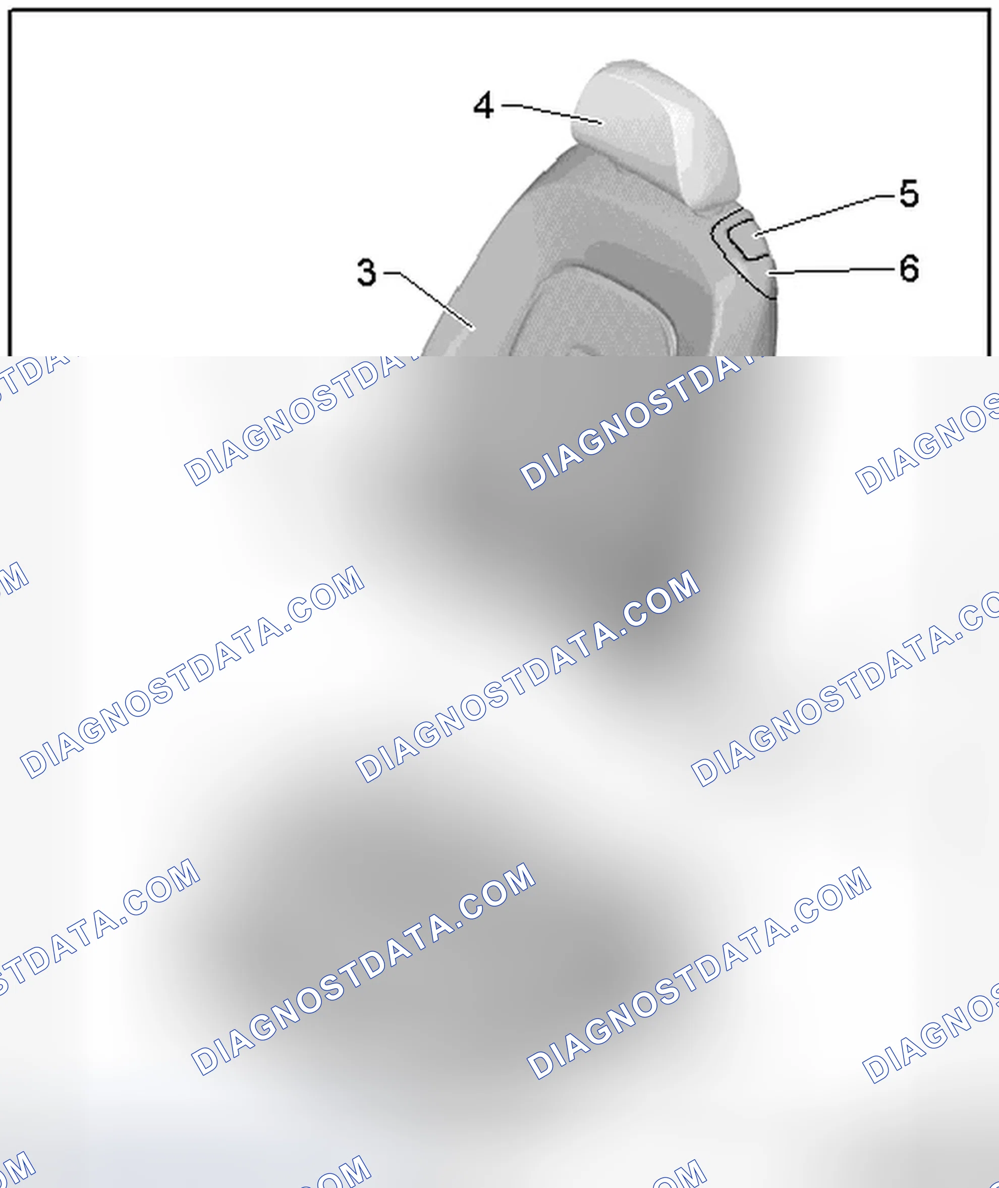 Scheme 72: FRONT BACKREST OVERVIEW
