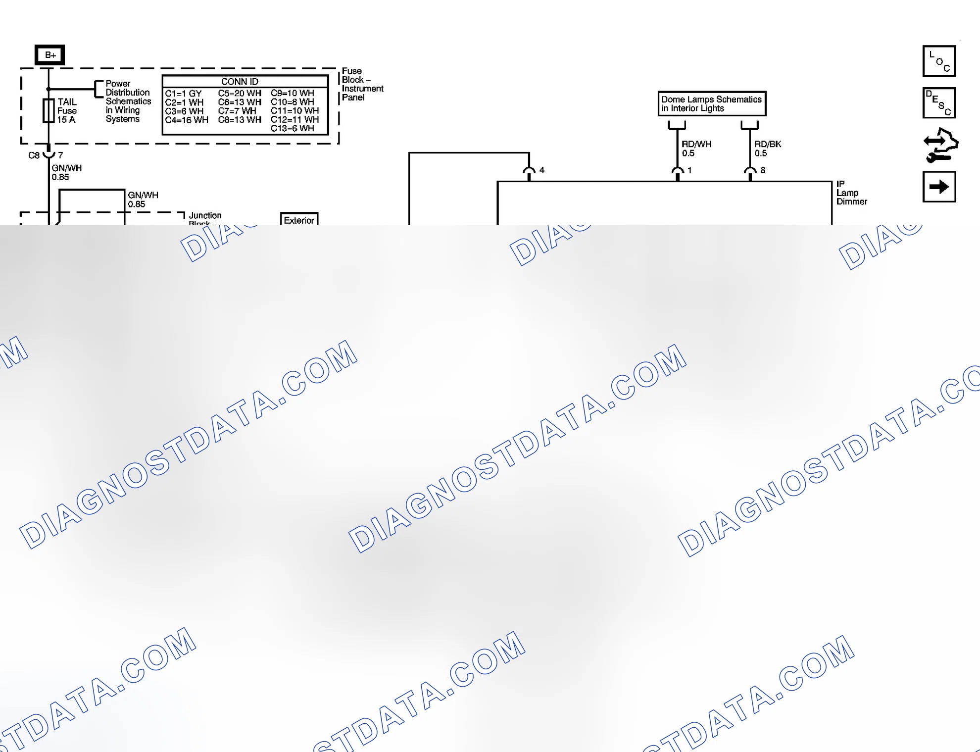 Scheme 13: Interior Lights Dimming Schematics