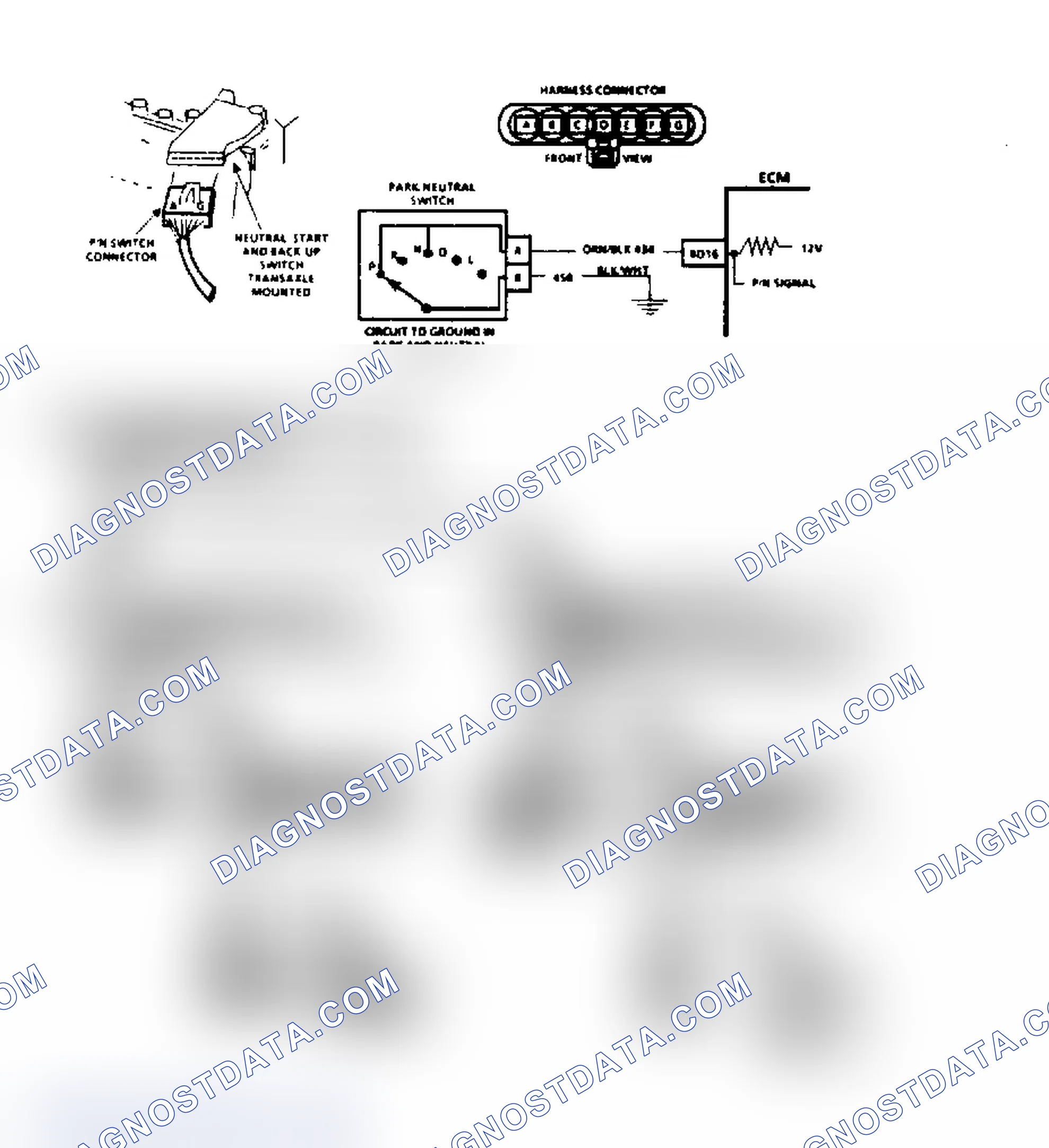 Scheme 149: Chart C1A Schematic - Park/Neutral Switch (N Body)