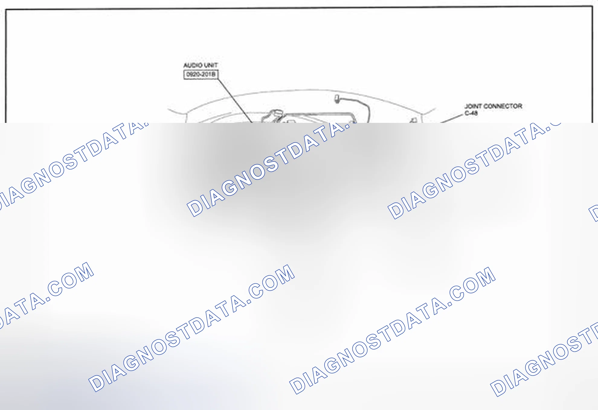 Scheme 348: Audio System (Without Bose® Type Audio) Wiring Diagram - 0920-2e (2 Of 2)
