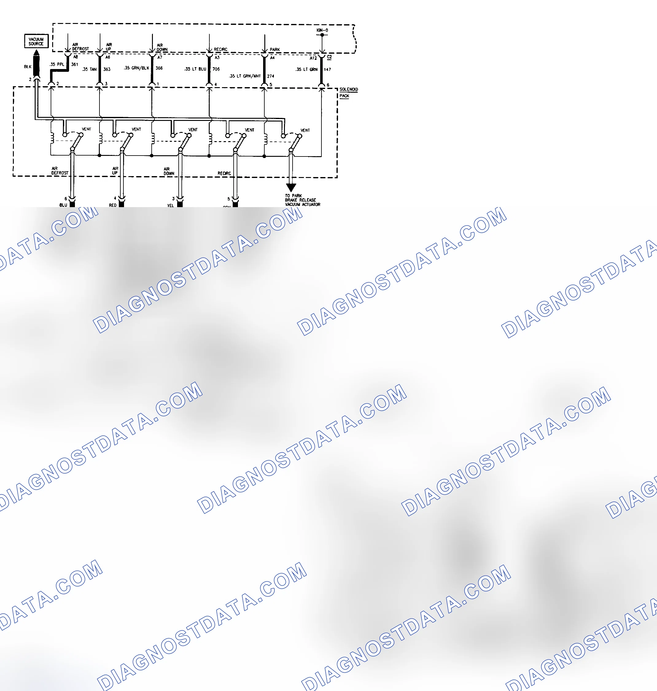 Scheme 40: VACUUM HOSE DIAGRAM(S)