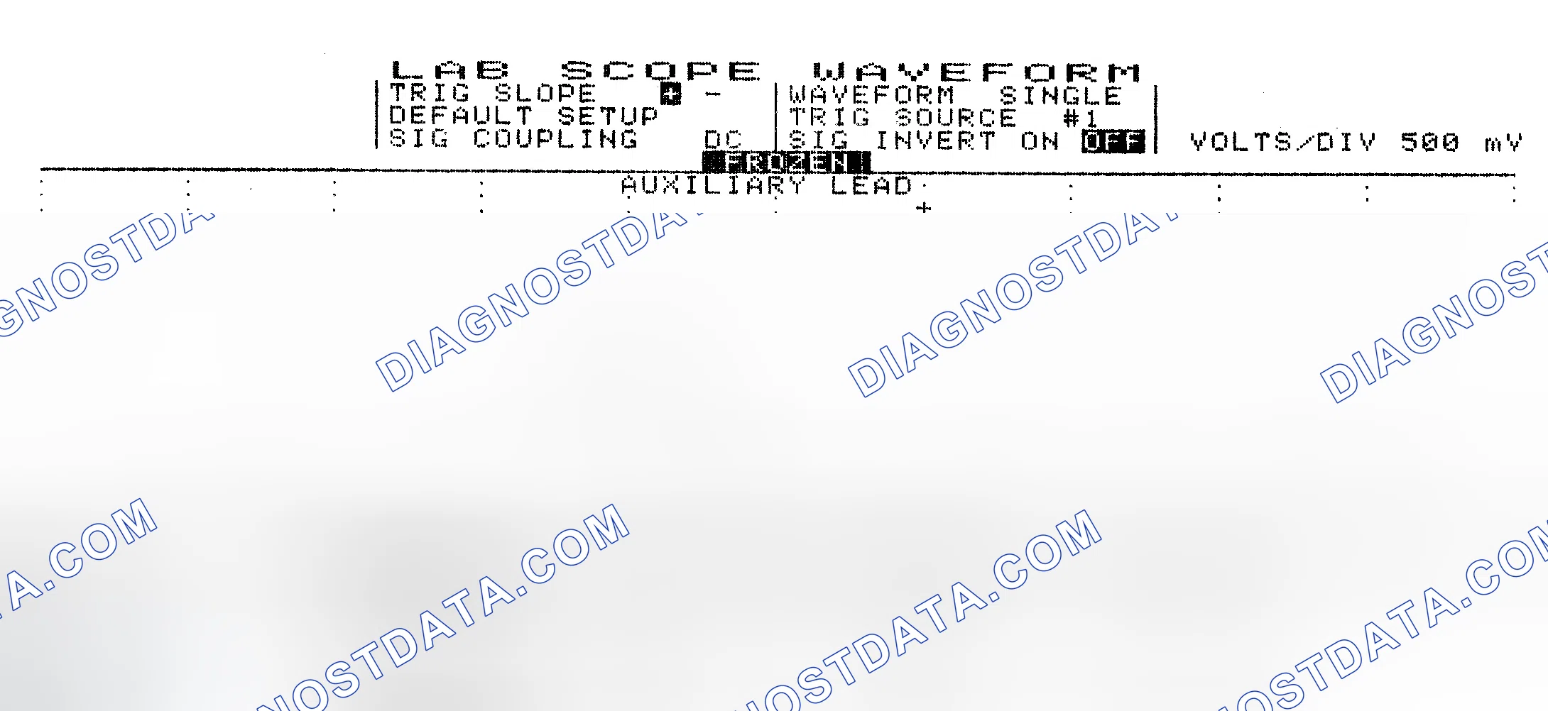 Scheme 10: Single Injector w/Excessive Current Flow - Current Pattern