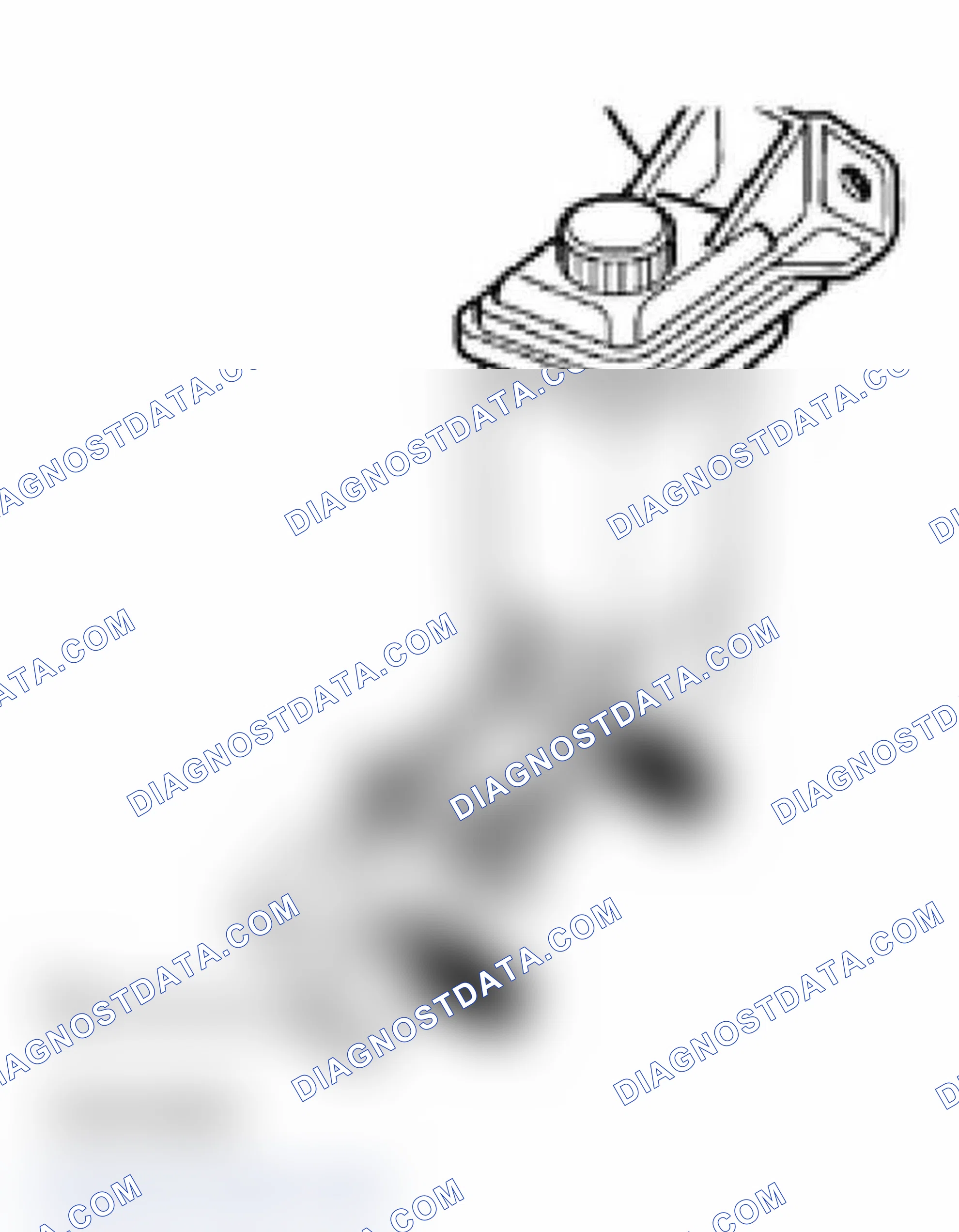 Scheme 11: Installation position, intake hose at power steering fluid reservoir, valid for all engines