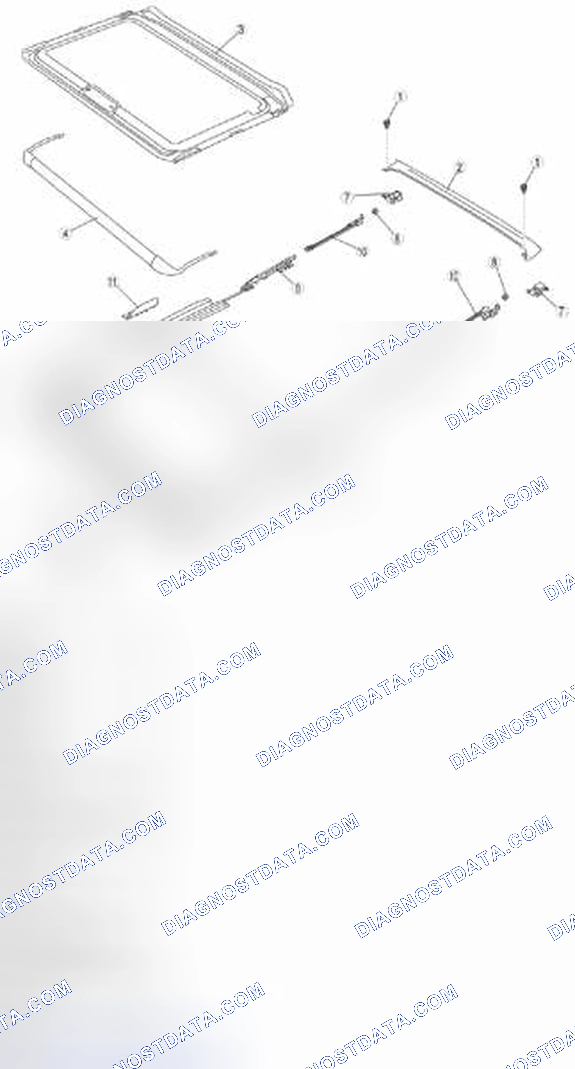 Fig. 8: View Of Sunroof Unit Components