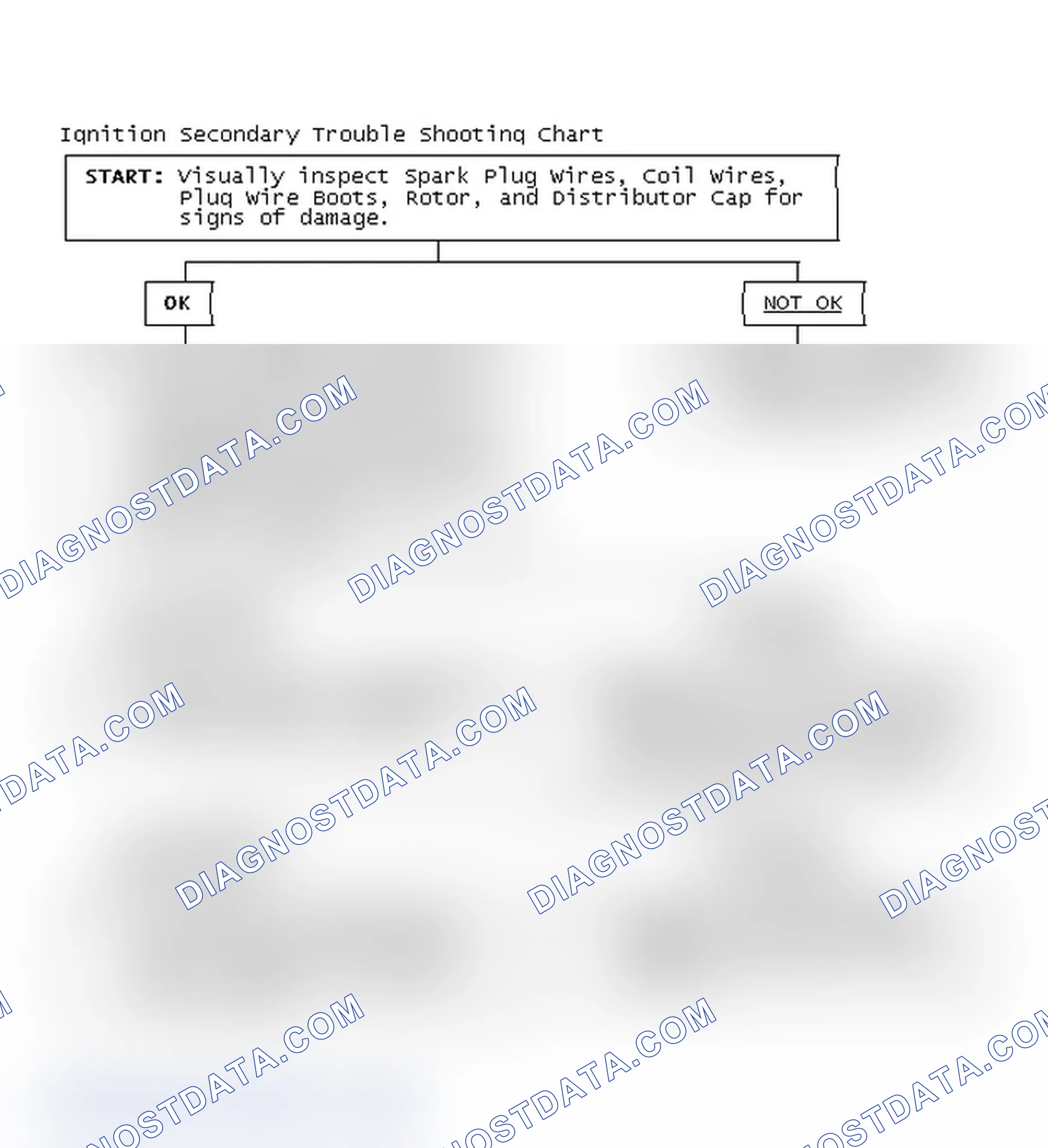 Scheme 1: Ignition Secondary Trouble Shooting Chart