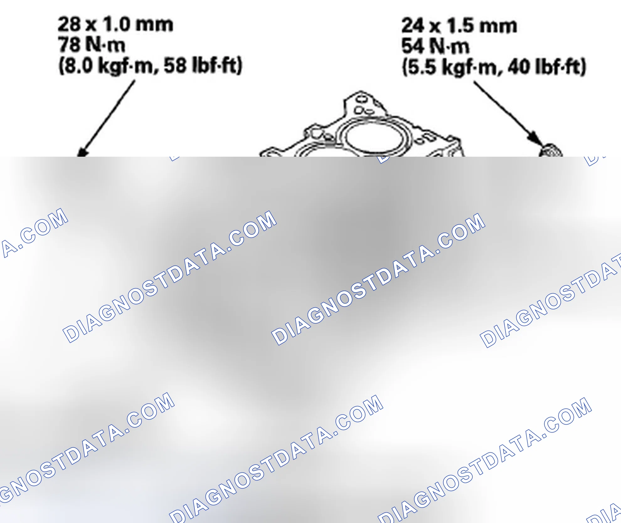 Scheme 243: Drain Bolt/Sealing Bolt Installation