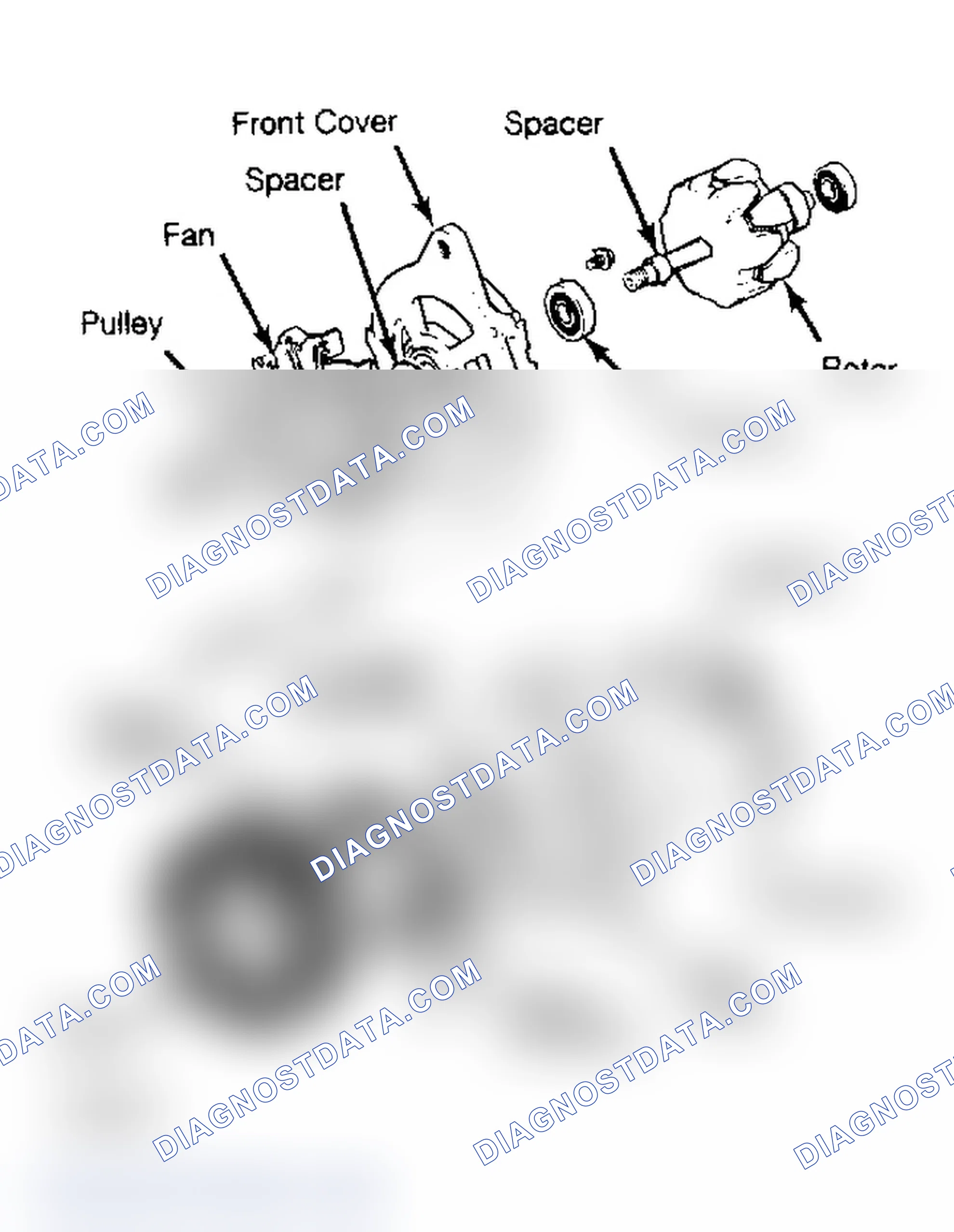 Scheme 4: Exploded View of Typical Hitachi Alternator