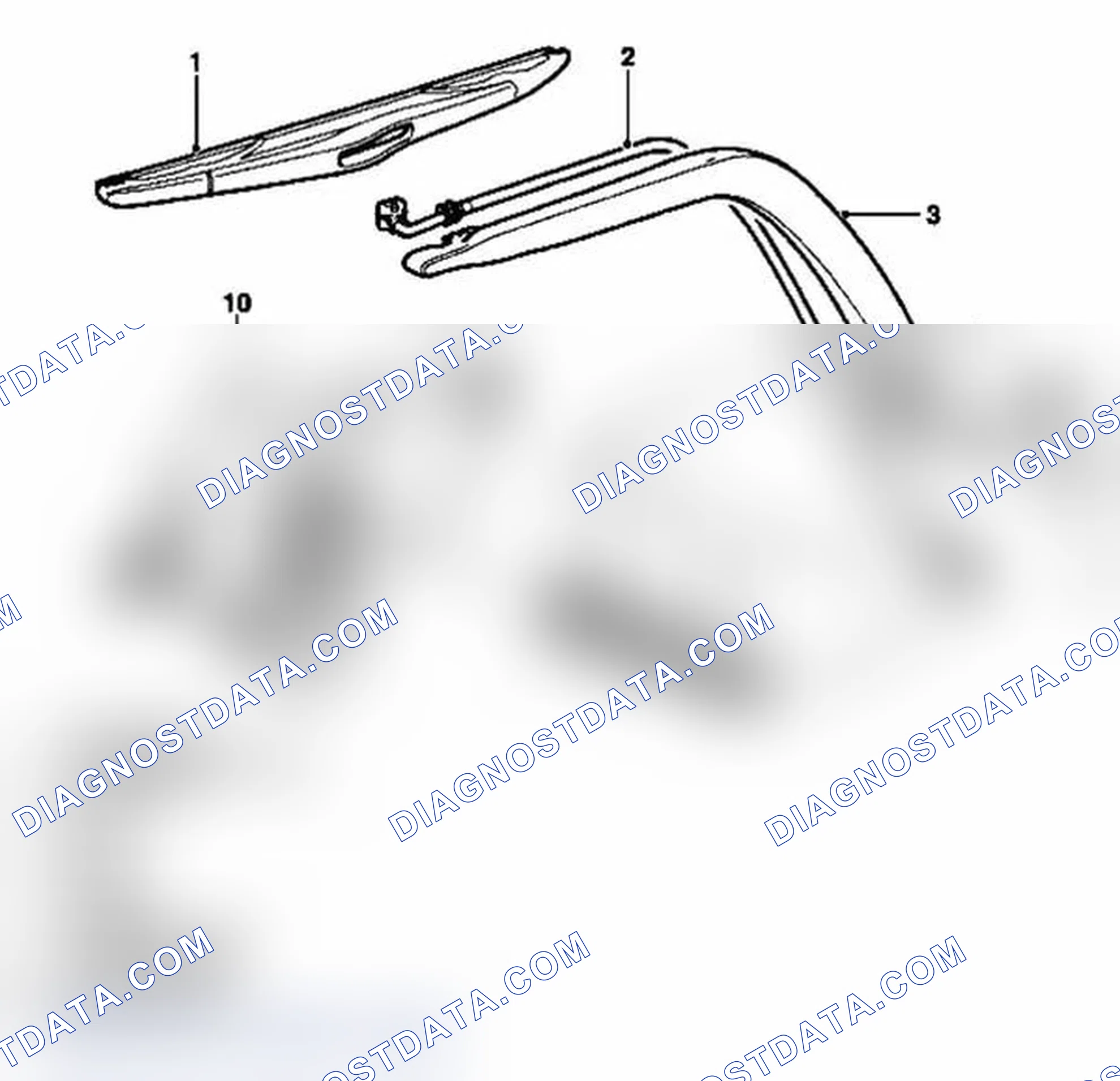 Scheme 17: REAR SCREEN WIPER COMPONENTS