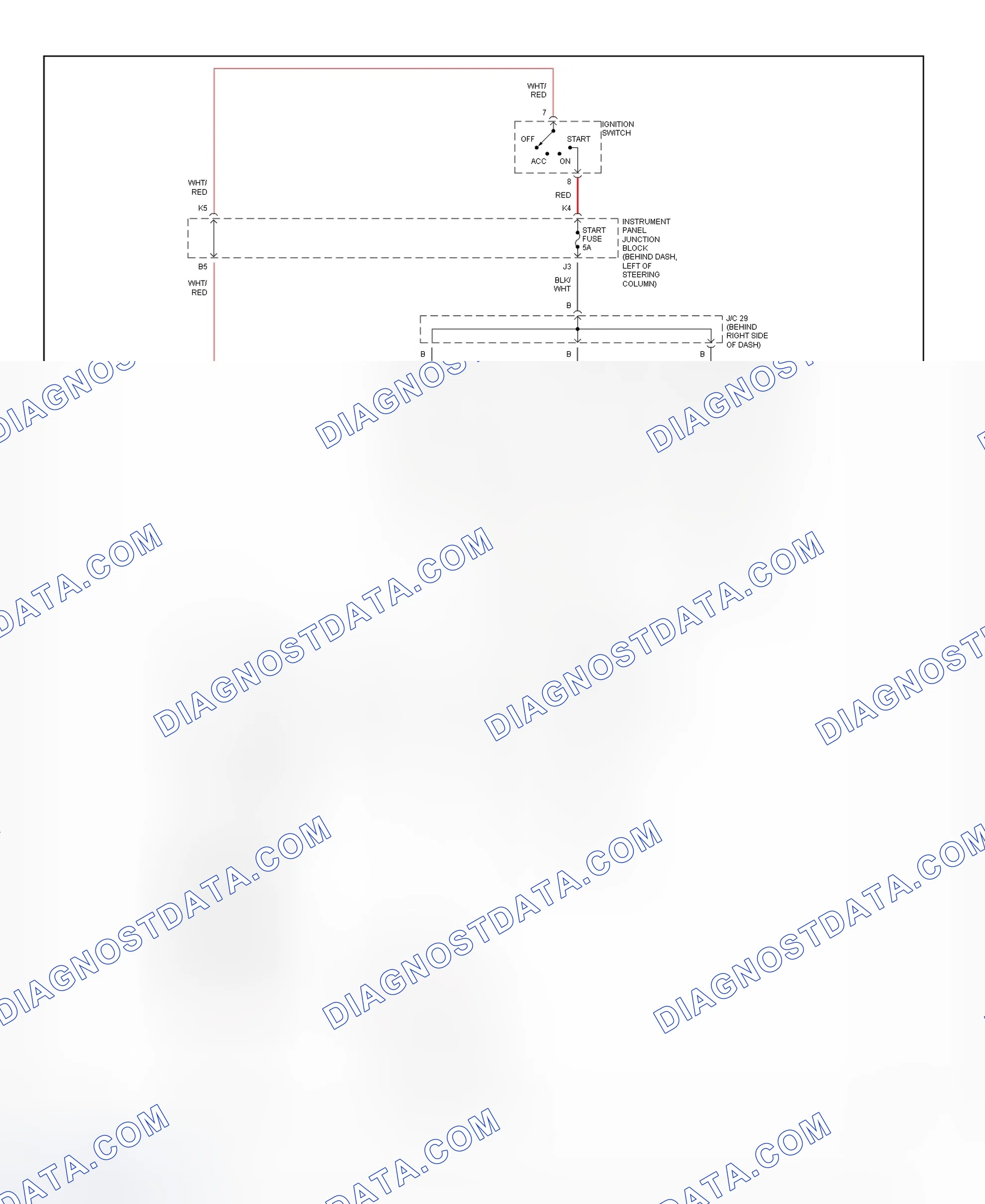 Fig. 19: Starting System Wiring Diagram (Camry - 2.2L & 3.0L)