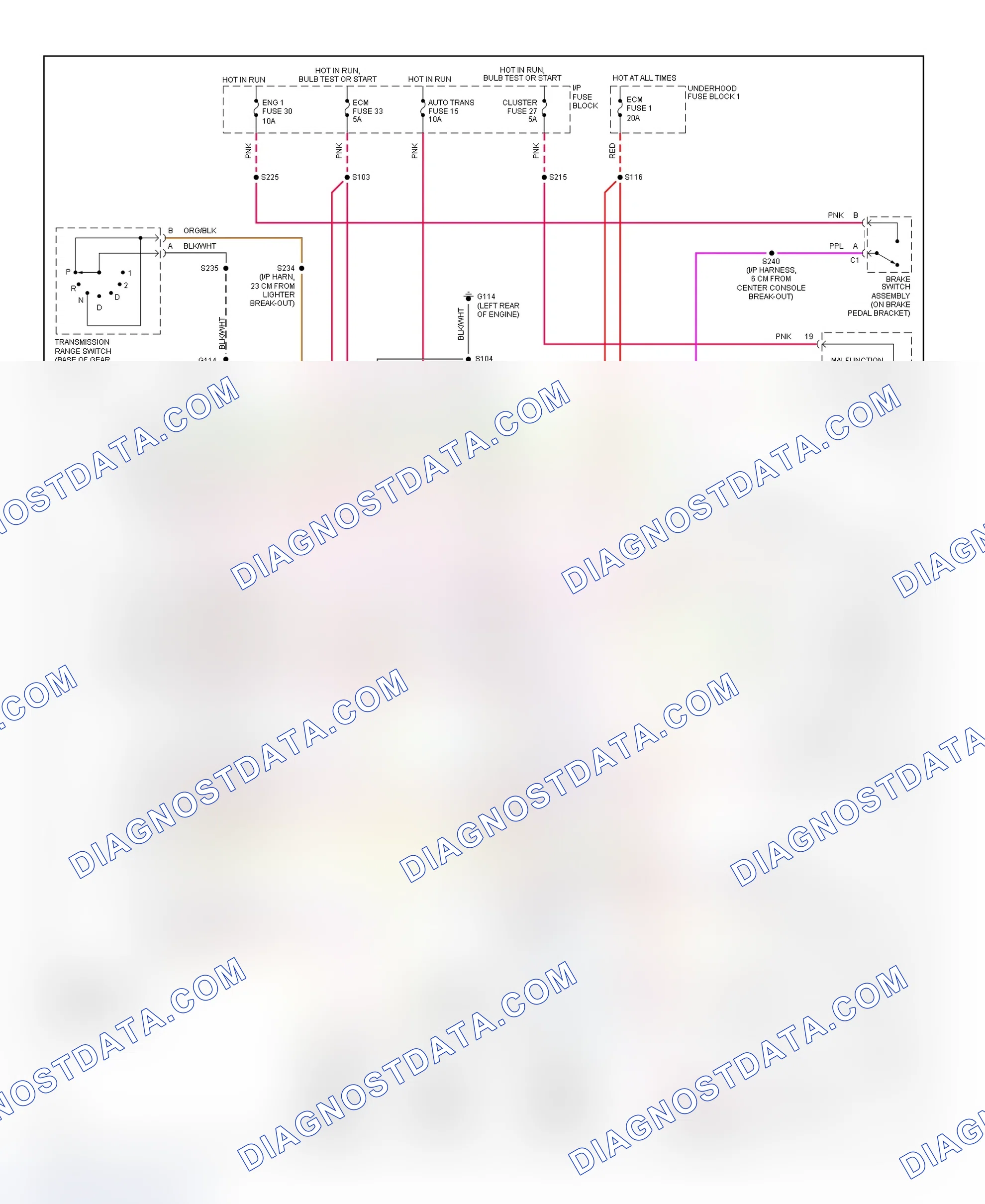 Scheme 42: 1996 "Y" Body - 5.7L (Corvette) Wiring Diagram