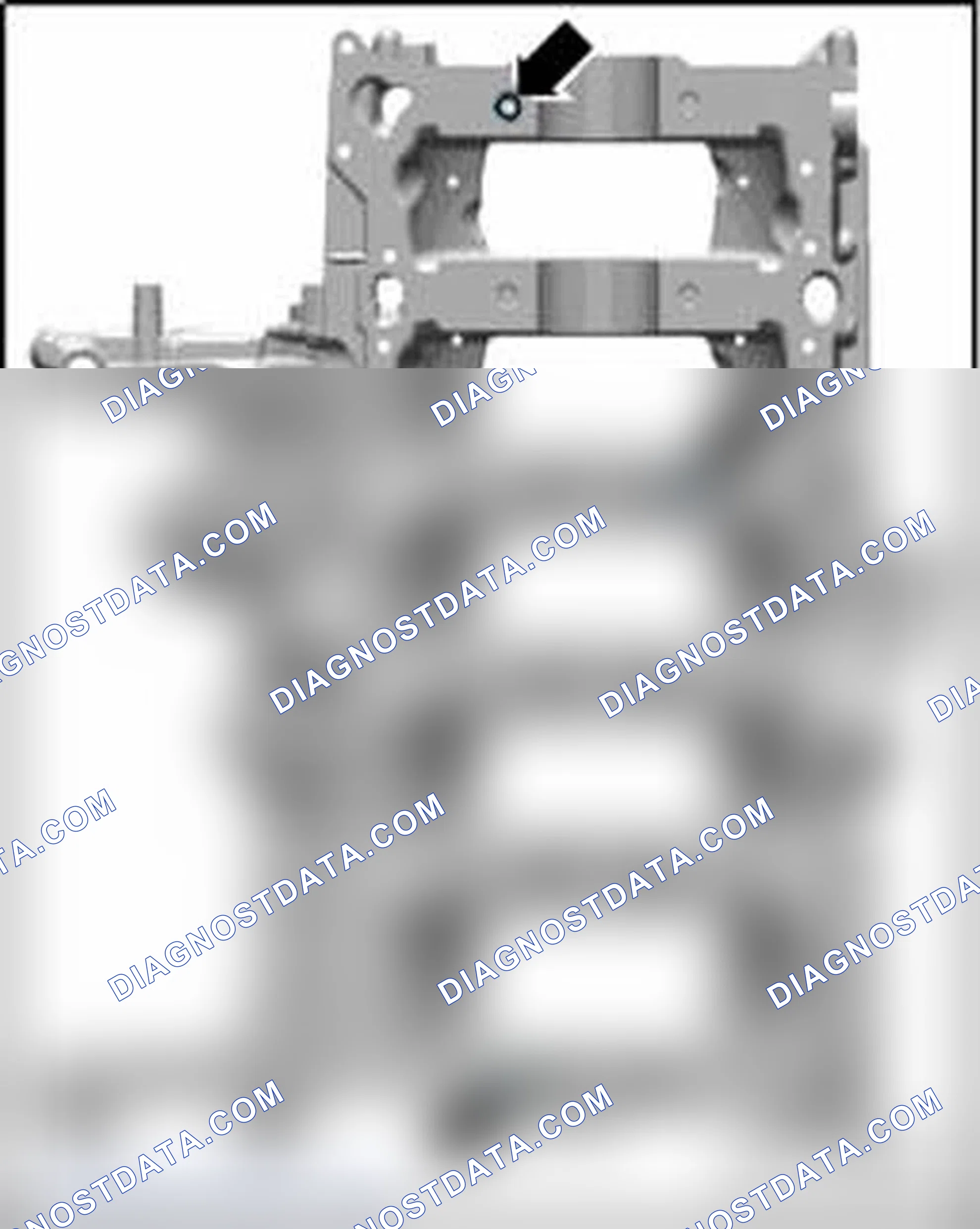 Scheme 201: Installation position of alignment bushings