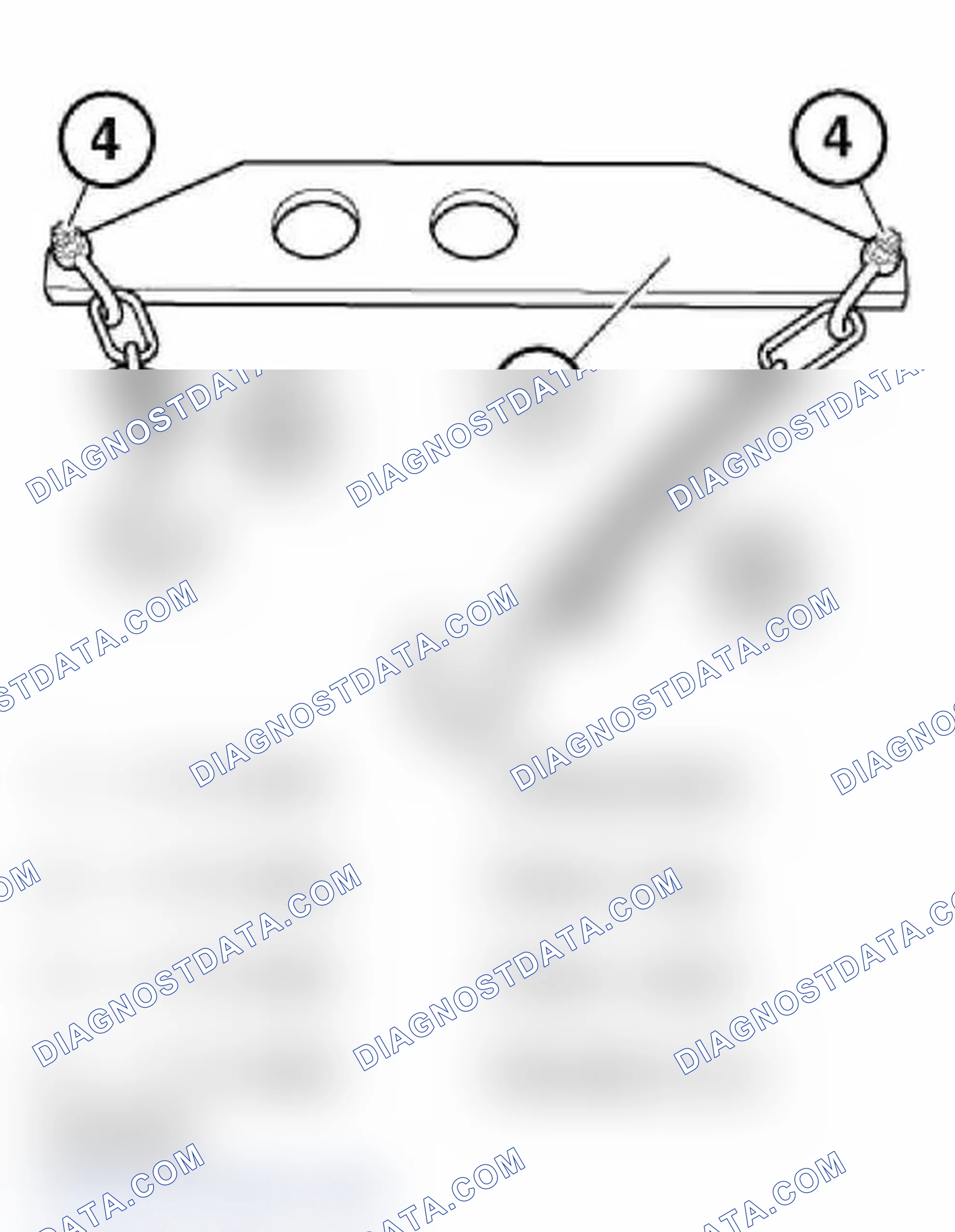 Scheme 230: 11 0 000 Engine lifter for removing and installing engines
