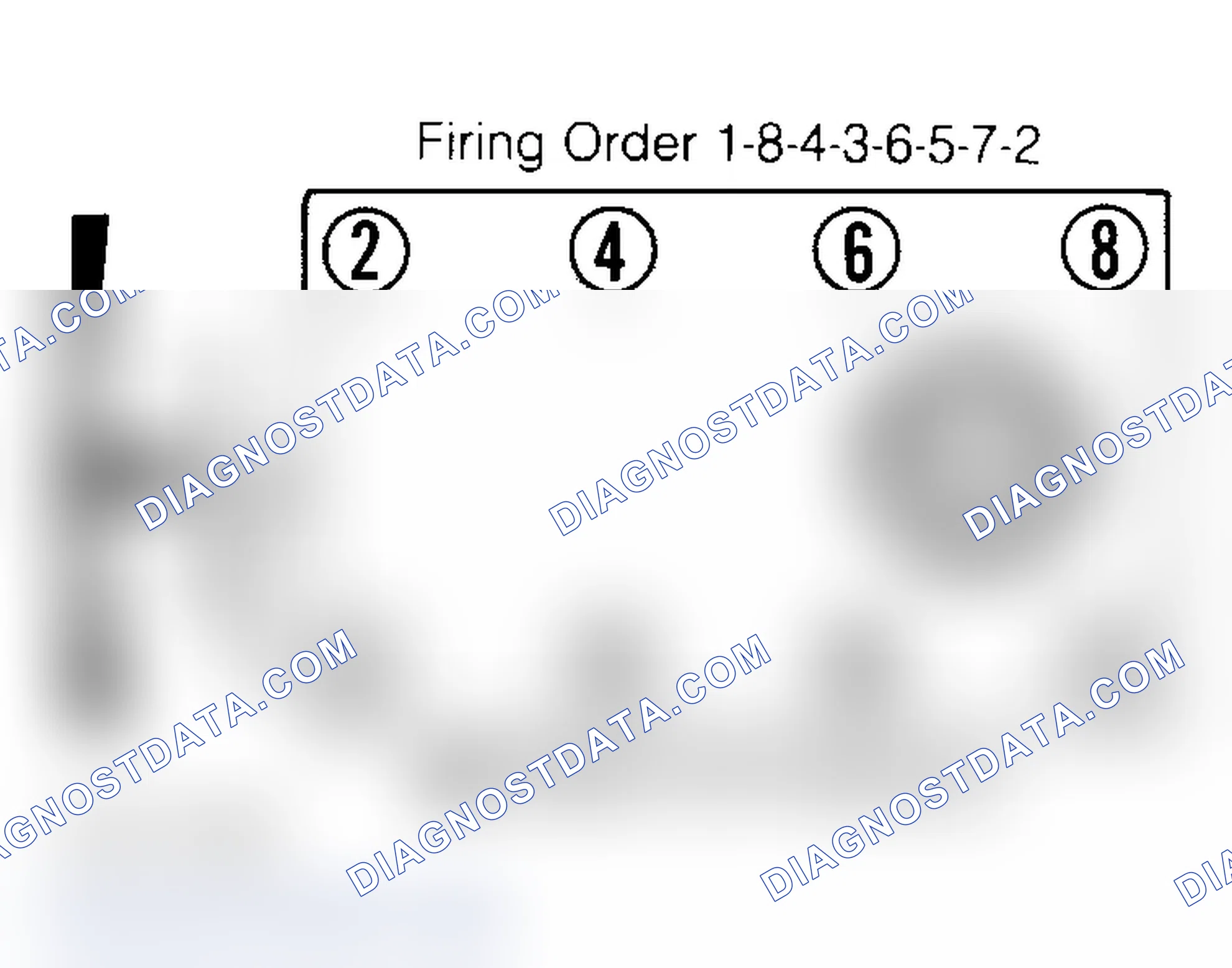 Scheme 2: Firing Order & Timing Marks (5.0L, 5.7L & 7.4L)