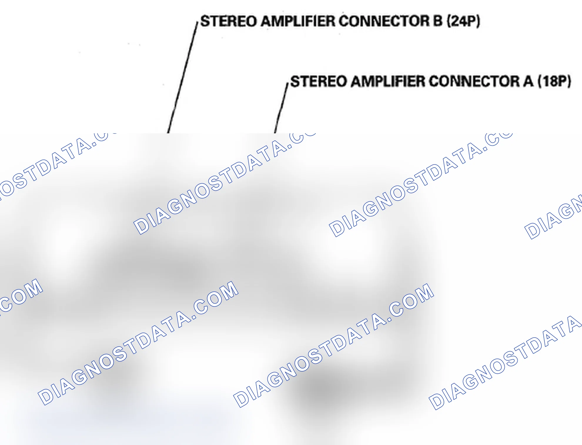Scheme 671: Stereo Amplifier Connector for Inputs and Outputs (with premium audio)