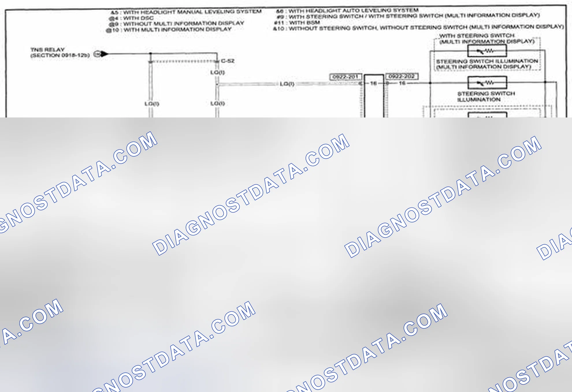 Scheme 328: Illumination Light Wiring Diagram - 0918-12c (1 Of 2)