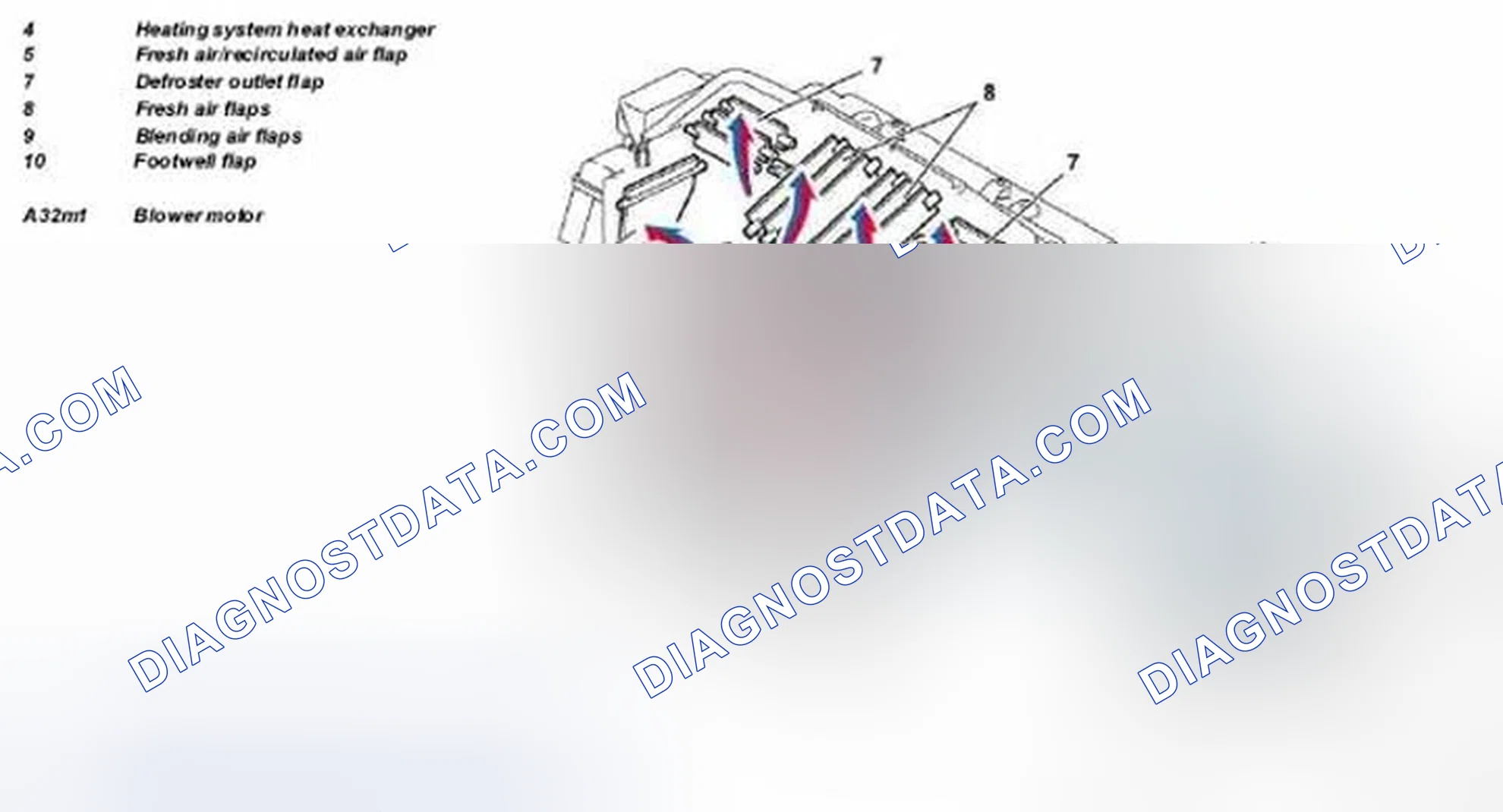 Scheme 53: Identifying Heater Box Design With Blower Motor