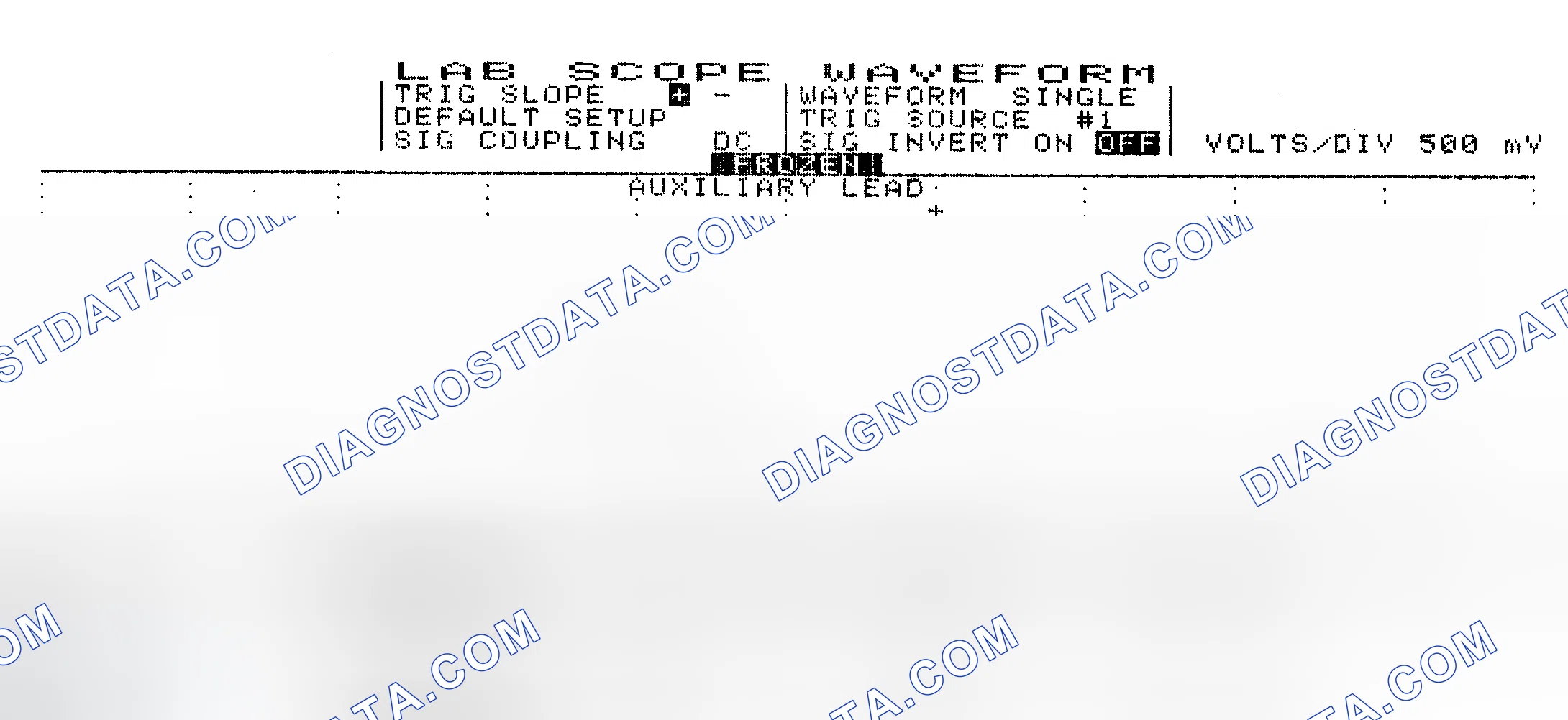 Scheme 10: Single Injector w/Excessive Current Flow - Current Pattern