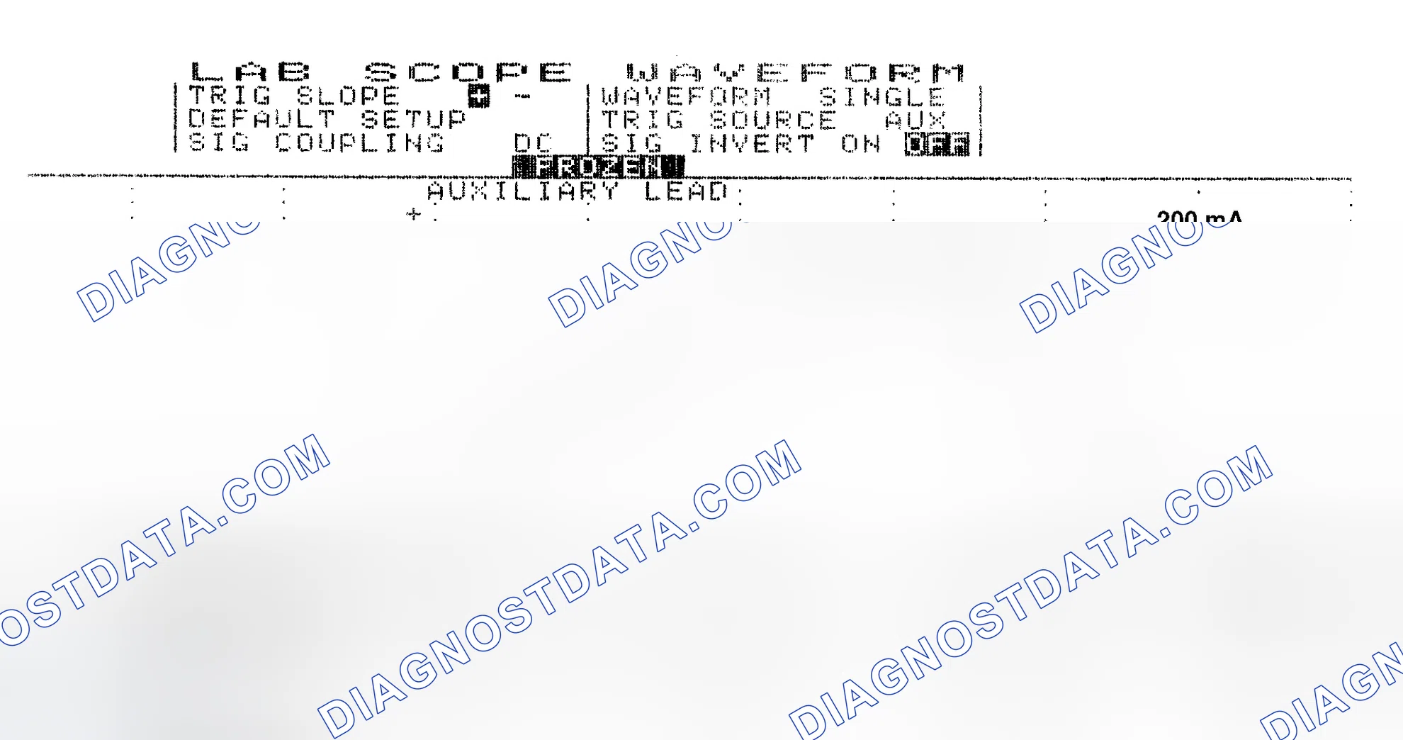 Scheme 13: Single Injector w/Normal Current Flow - Current Pattern