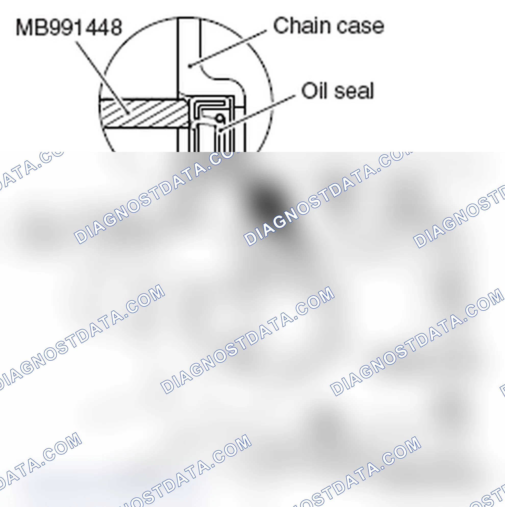 Scheme 393: >> B << FRONT OIL SEAL INSTALLATION