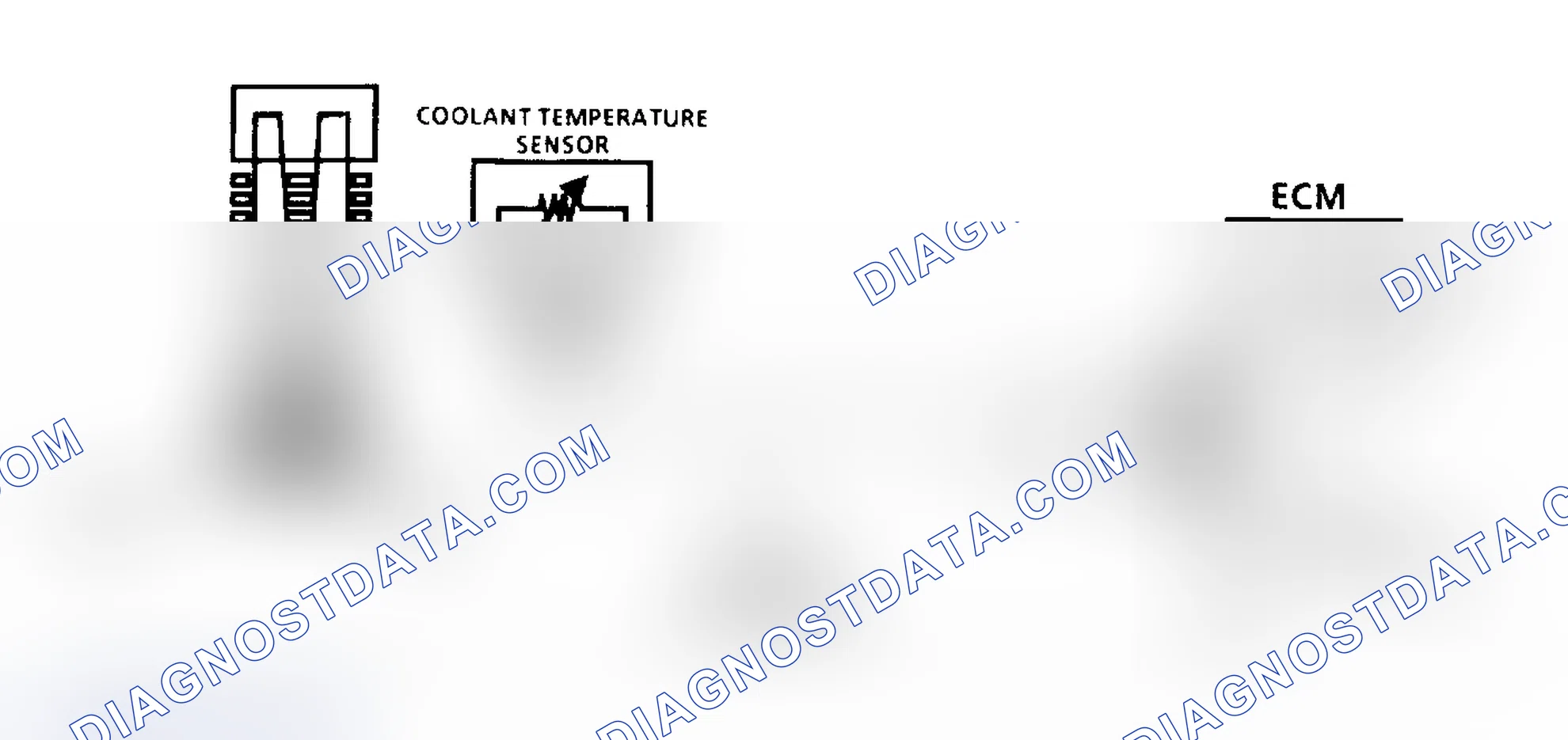Scheme 95: Code 14, Coolant Sensor Signal Volt Lo Ckt Diag.