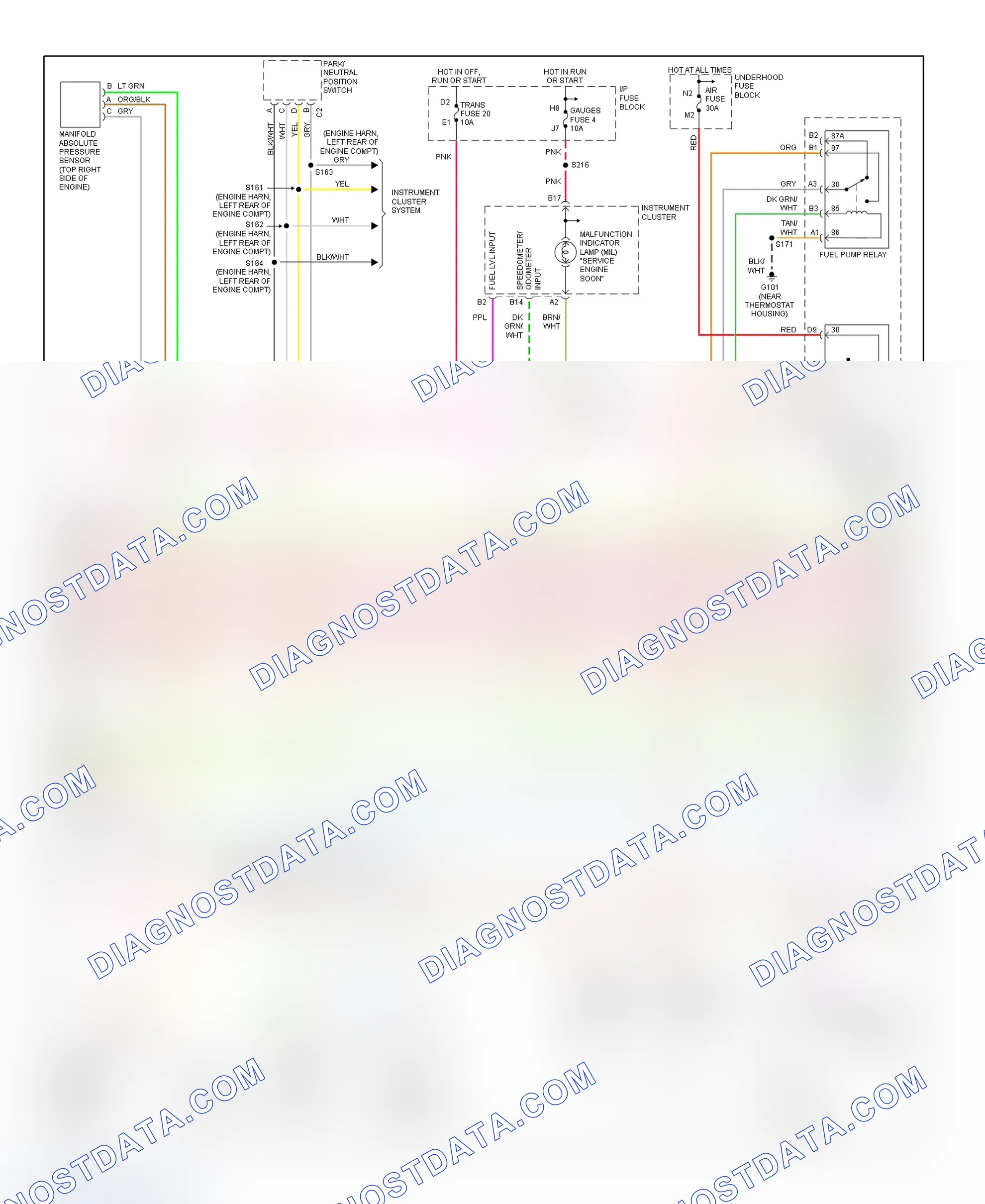 Scheme 125: PCM Wiring Diagram (Chevy Express & Savana - 5.0L & 5.7L Gasoline - 3 Of 4)