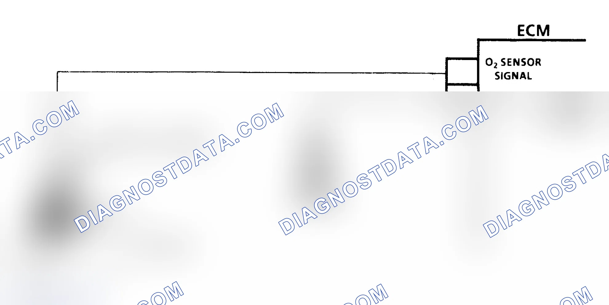 Scheme 184: Code 13, Schematic, Open Oxygen Sensor Circuit