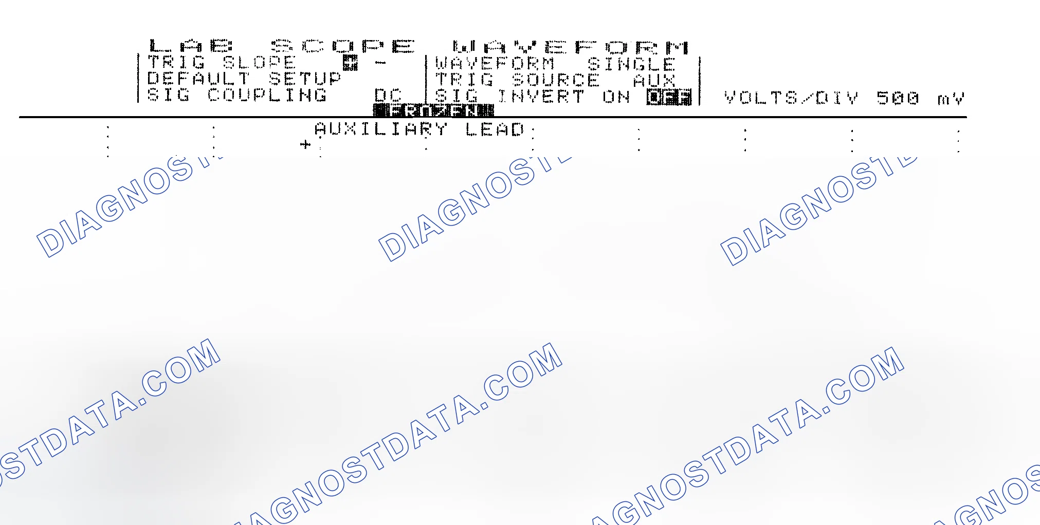 Scheme 14: Single Injector w/Excessive Current Flow - Current Pattern