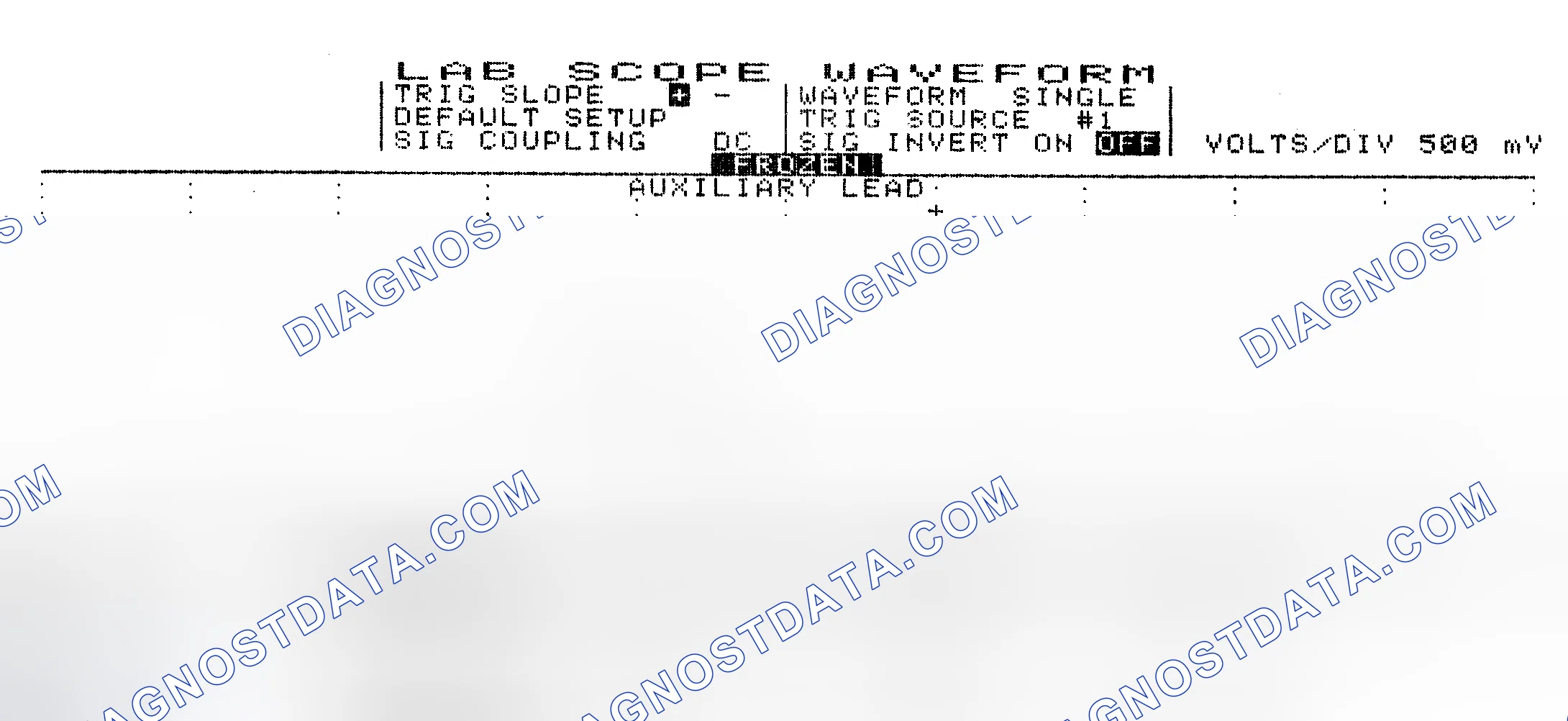 Scheme 10: Single Injector w/Excessive Current Flow - Current Pattern