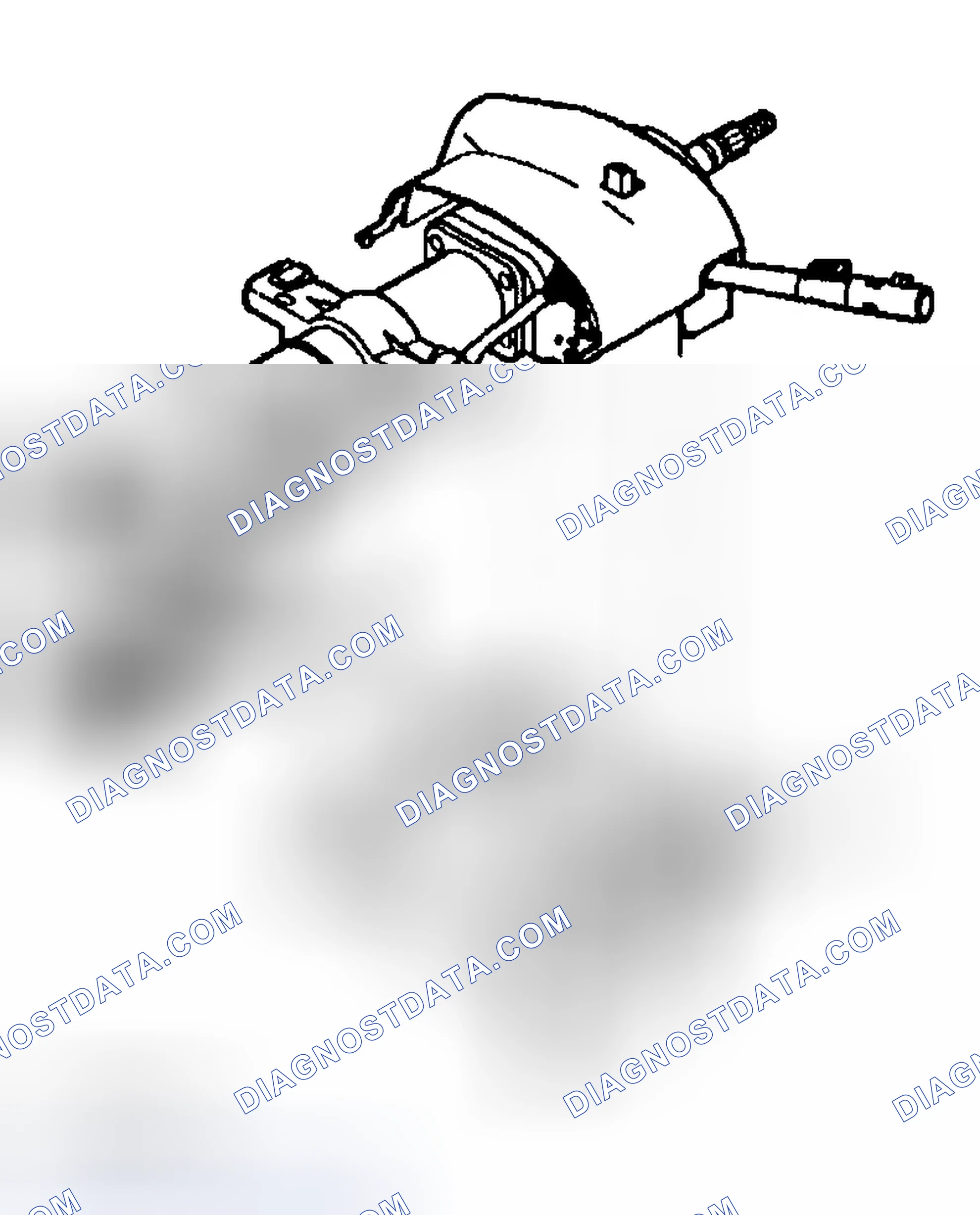 Scheme 50: Steering Column Trim Covers - Disassemble - Off Vehicle (Floor Shift)