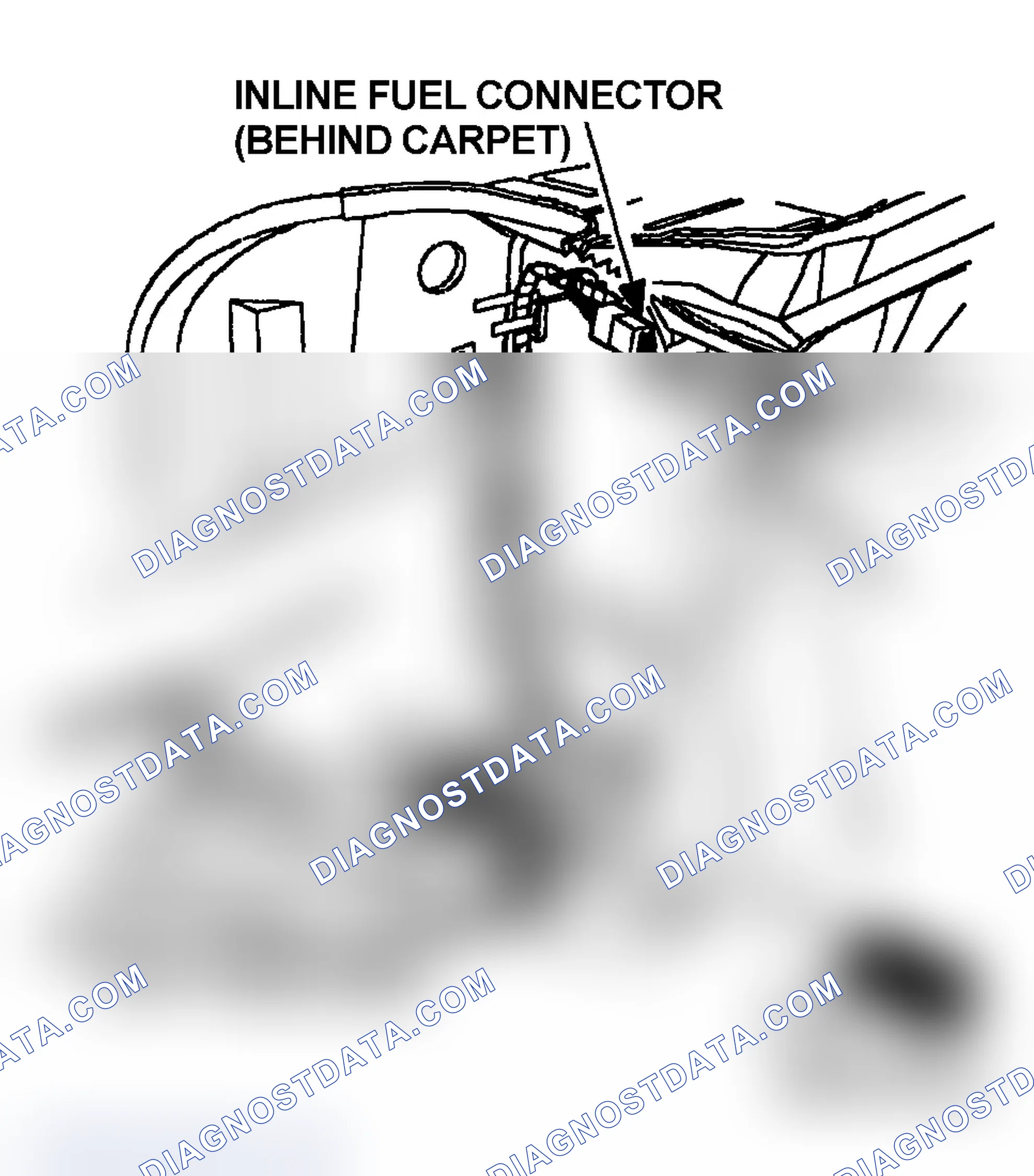 Scheme 31: Fuel Pump Test Connector Component Location (Saturn)