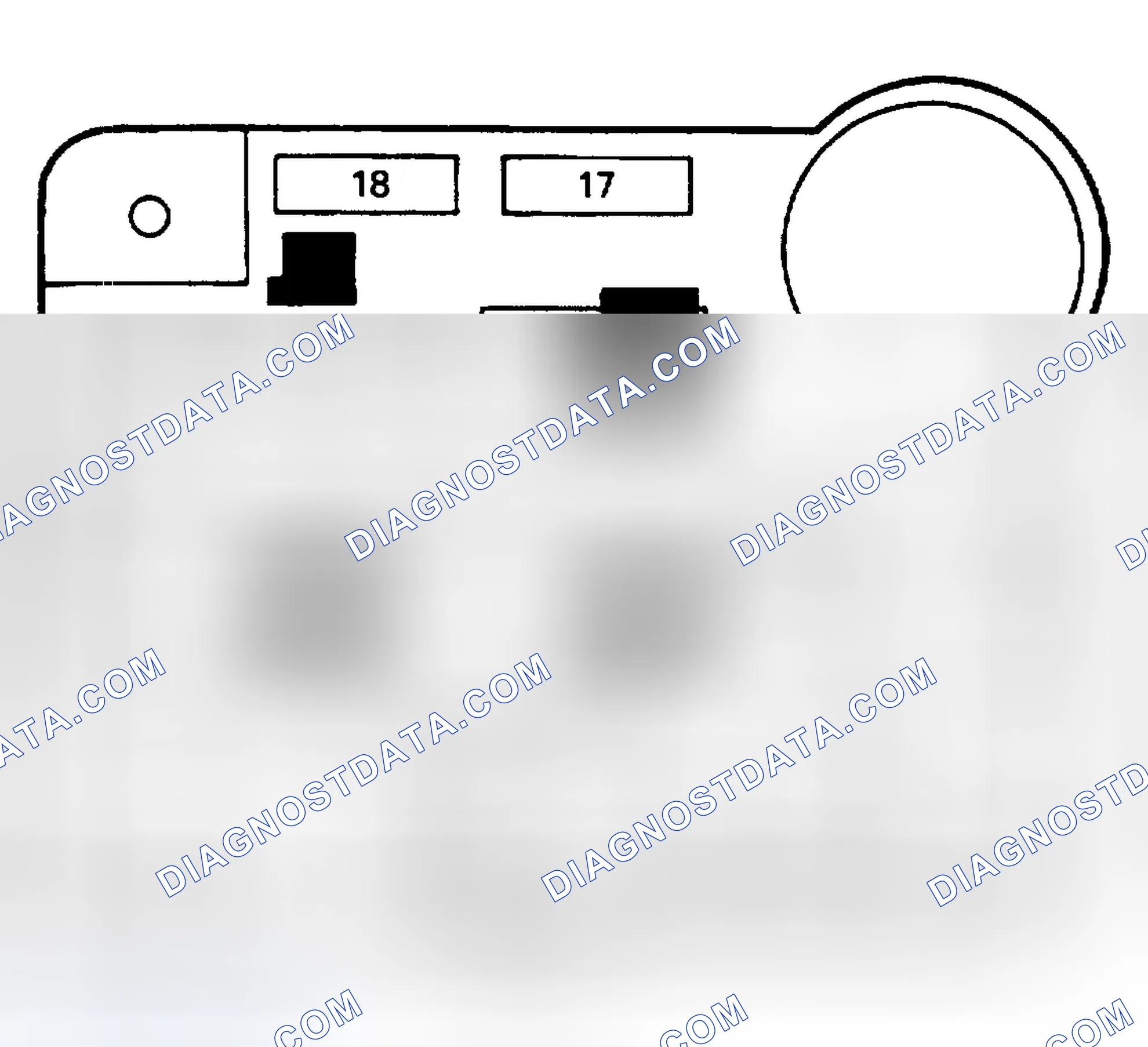 Scheme 3: INTERIOR FUSE PANEL IDENTIFICATION (F-SUPER DUTY)