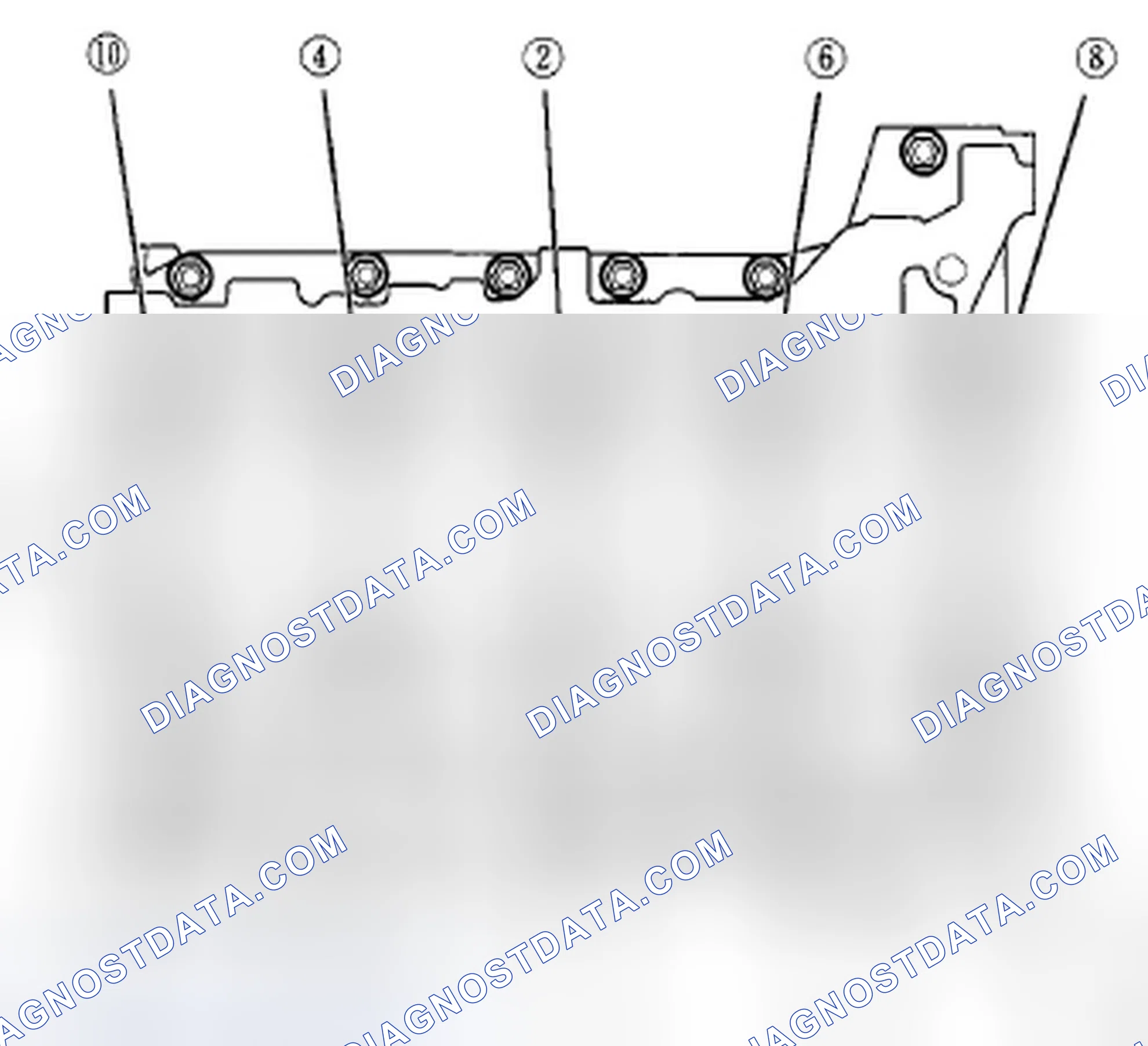 Scheme 884: Main Bearing Clearance Inspection