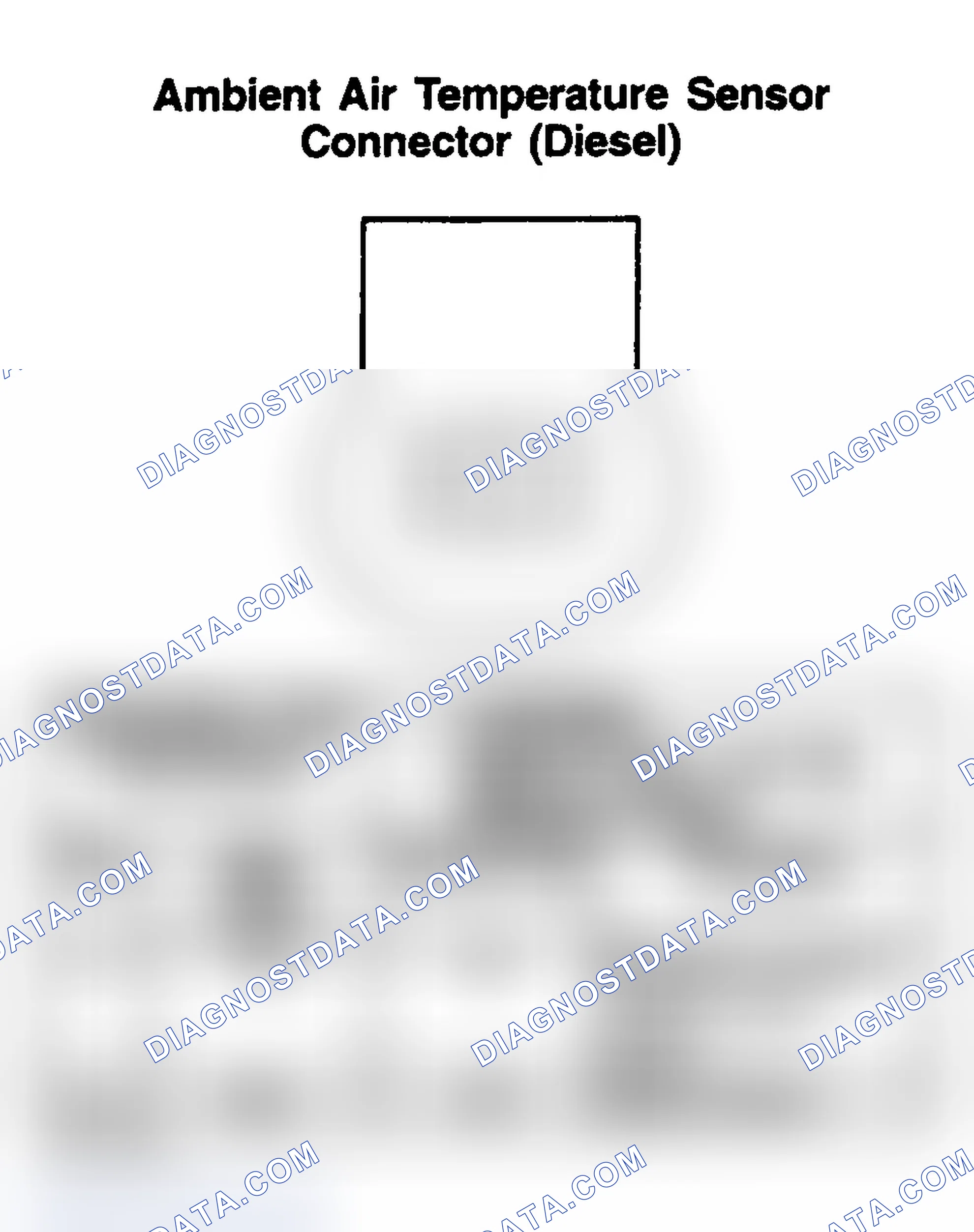 Scheme 114: AMBIENT AIR TEMPERATURE SENSOR (DIESEL)