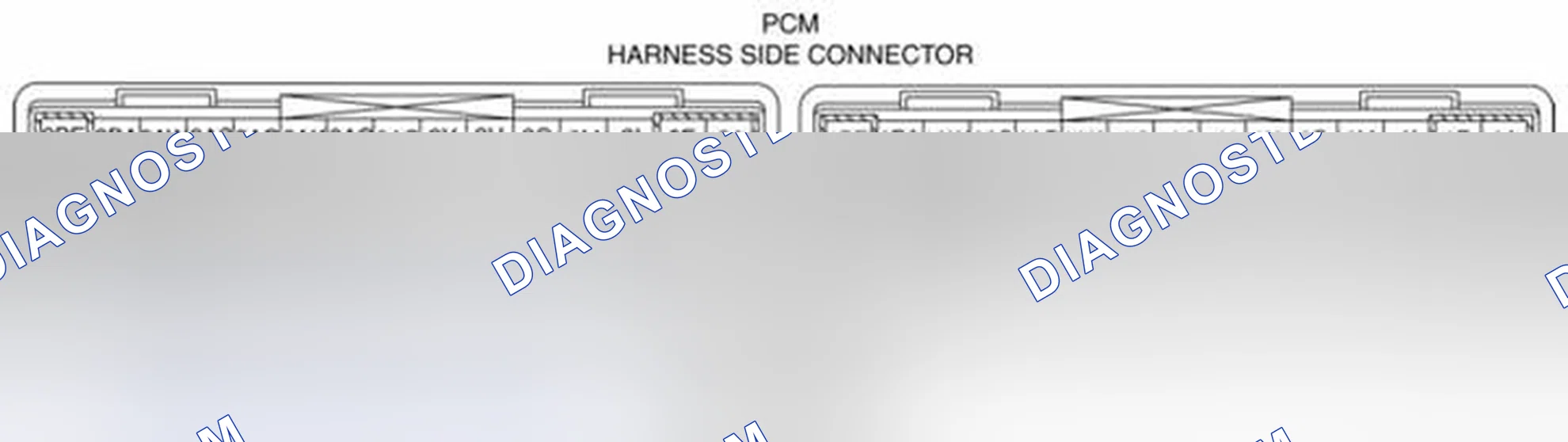 Scheme 102: PCM Harness Connector Terminal Identification