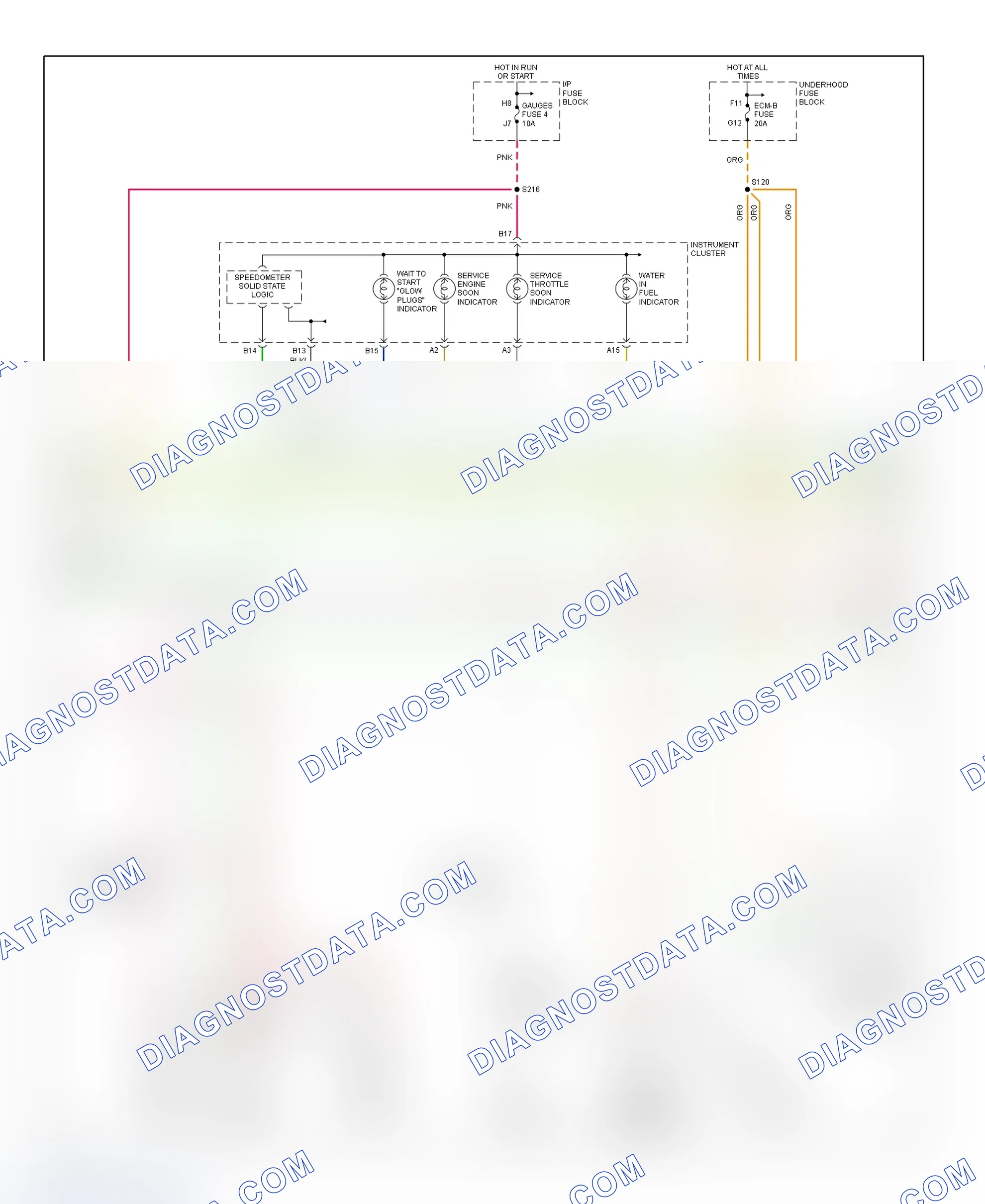 Scheme 135: PCM Wiring Diagram (Chevy Express & Savana - 6.5L - California - 3 Of 4)
