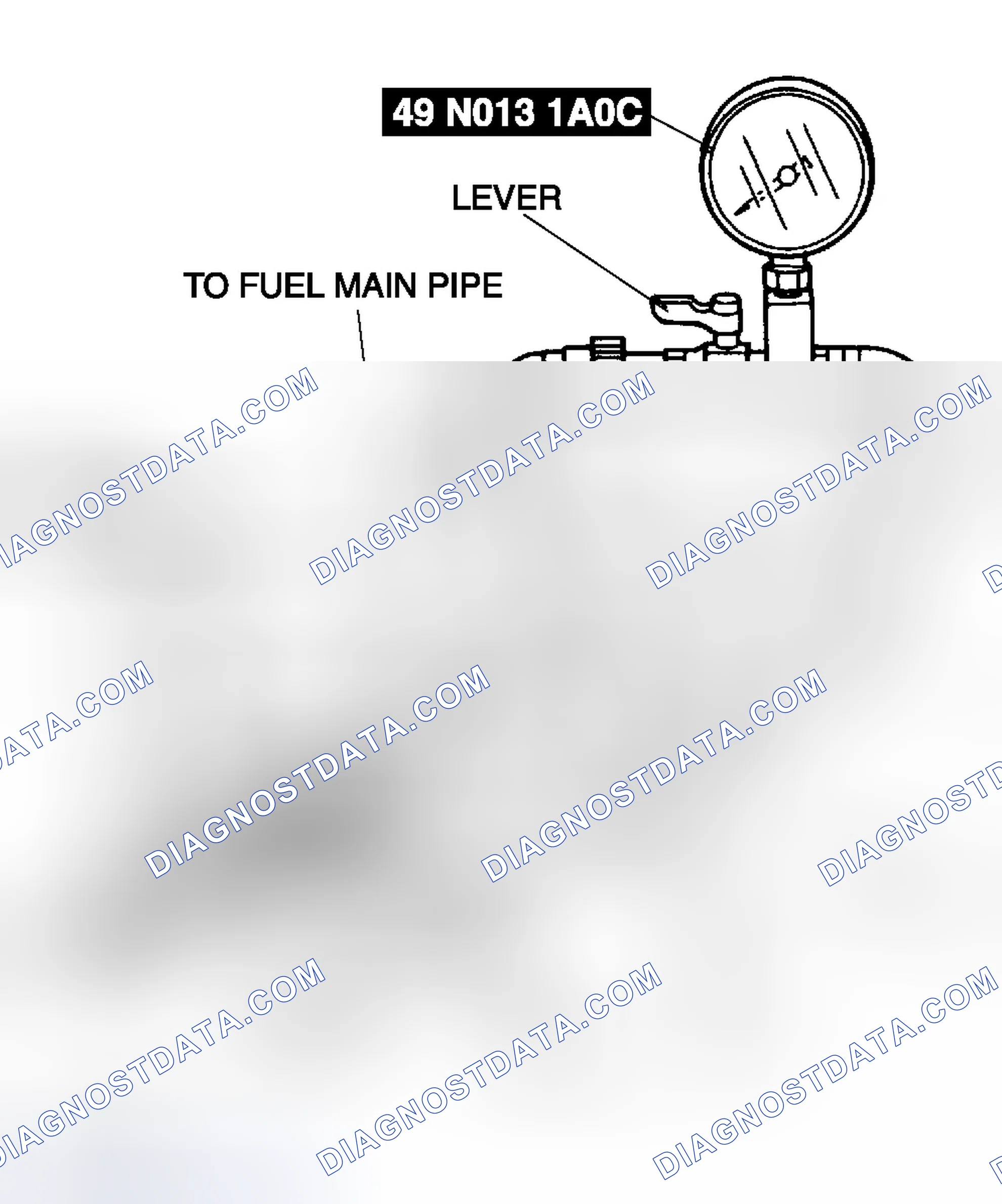 Scheme 1: Fuel Line Pressure Inspection (Protege & Protege5)