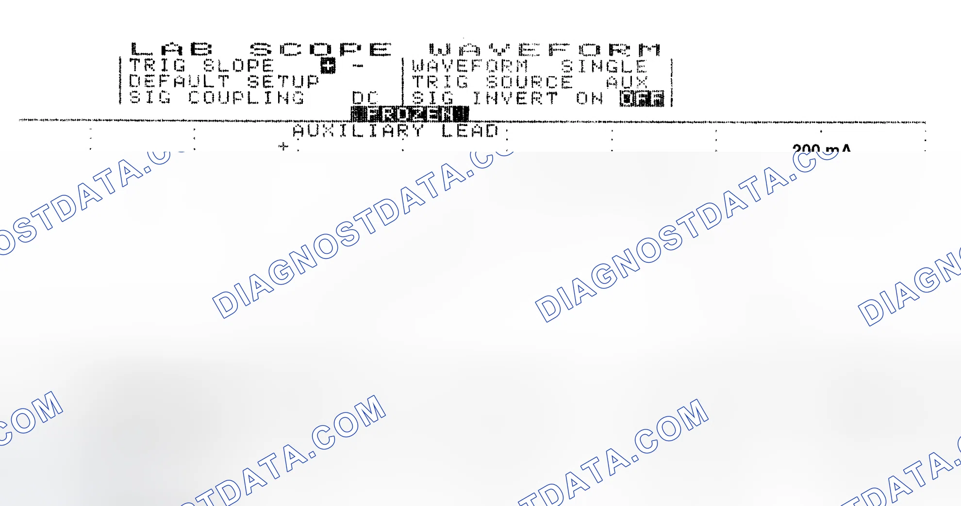 Scheme 13: Single Injector w/Normal Current Flow - Current Pattern