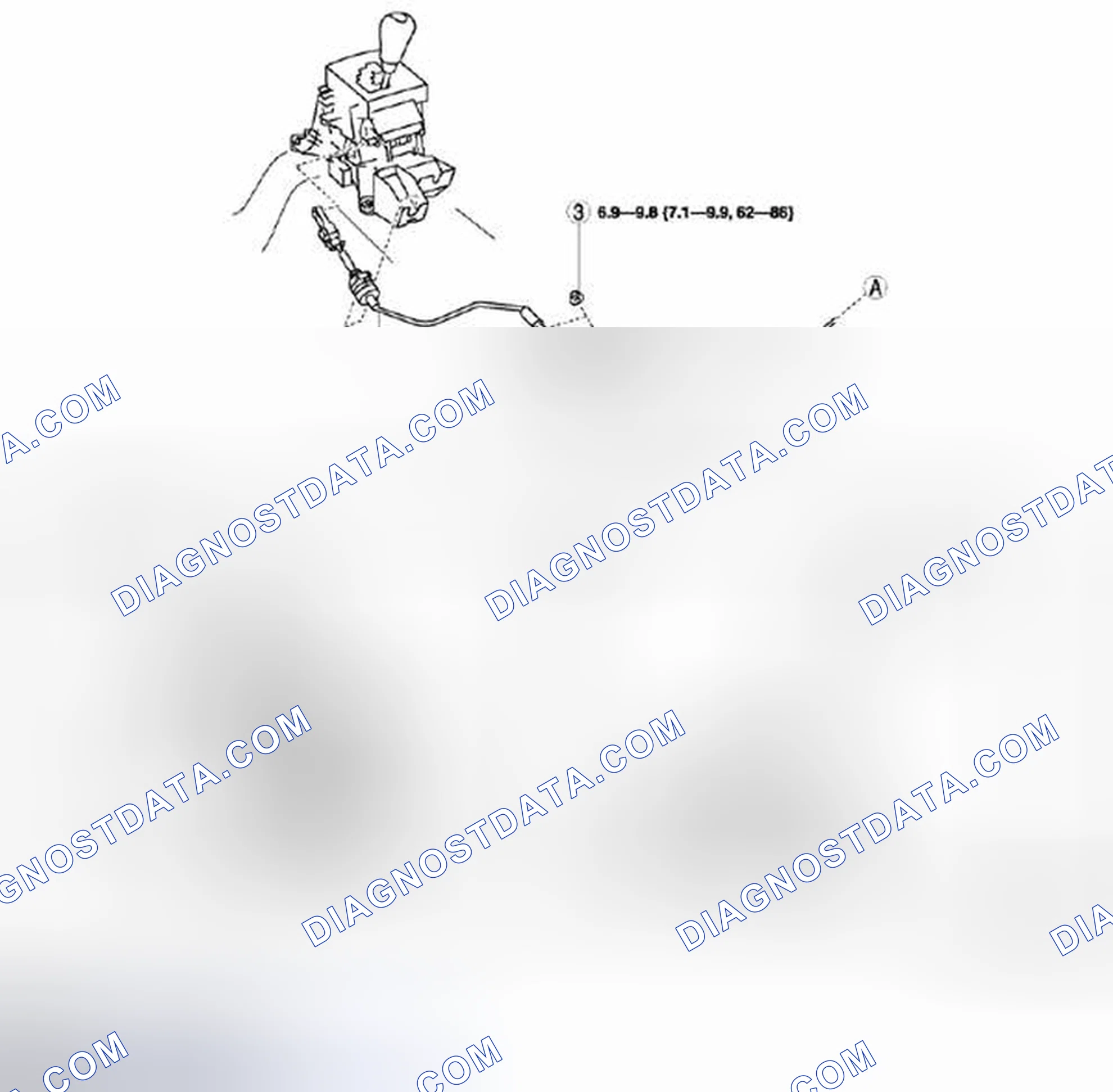 Scheme 1314: Selector Cable Removal/Installation
