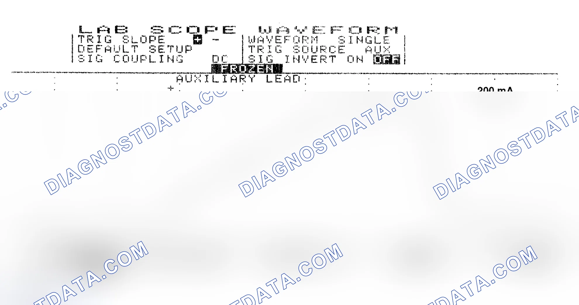 Scheme 13: Single Injector w/Normal Current Flow - Current Pattern