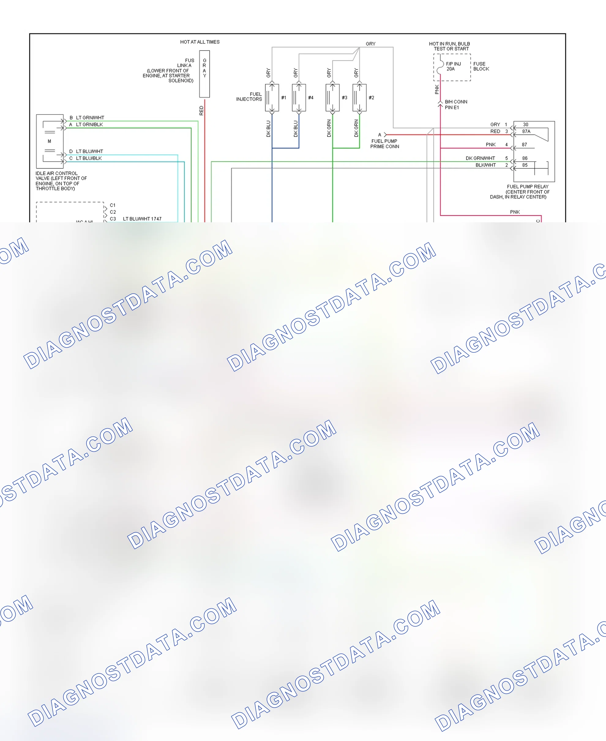 Scheme 116: 2.3L (VIN D) PCM Wiring Diagram (1 Of 3)