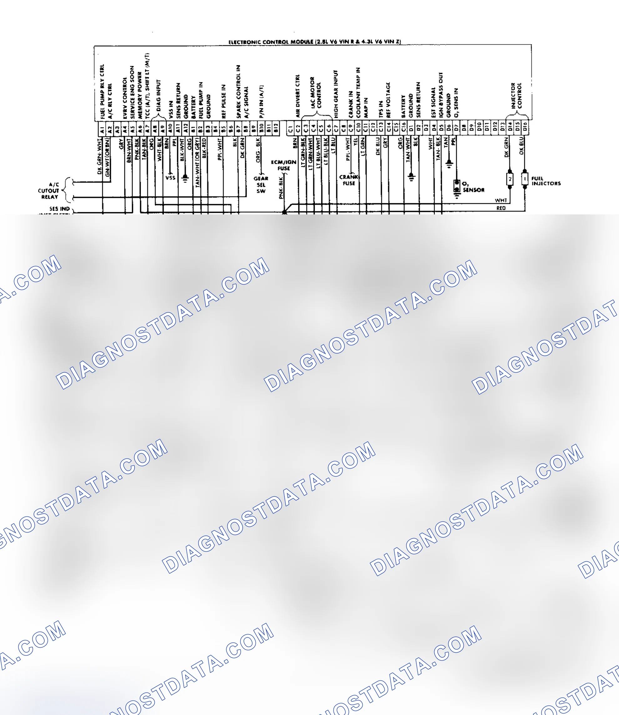 Scheme 66: "S/T" Series (2.8L & 4.3L) Wiring Diagram
