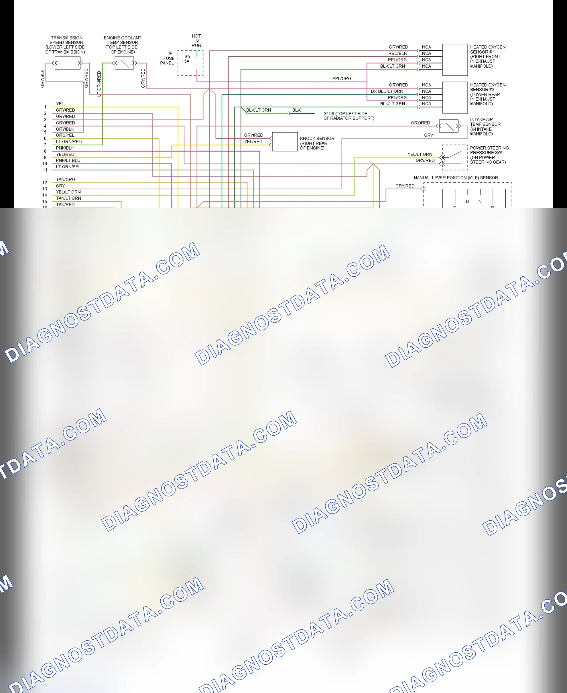 Scheme 59: EEC-IV Wiring Diagram (Taurus 3.2L SHO - 2 Of 2)