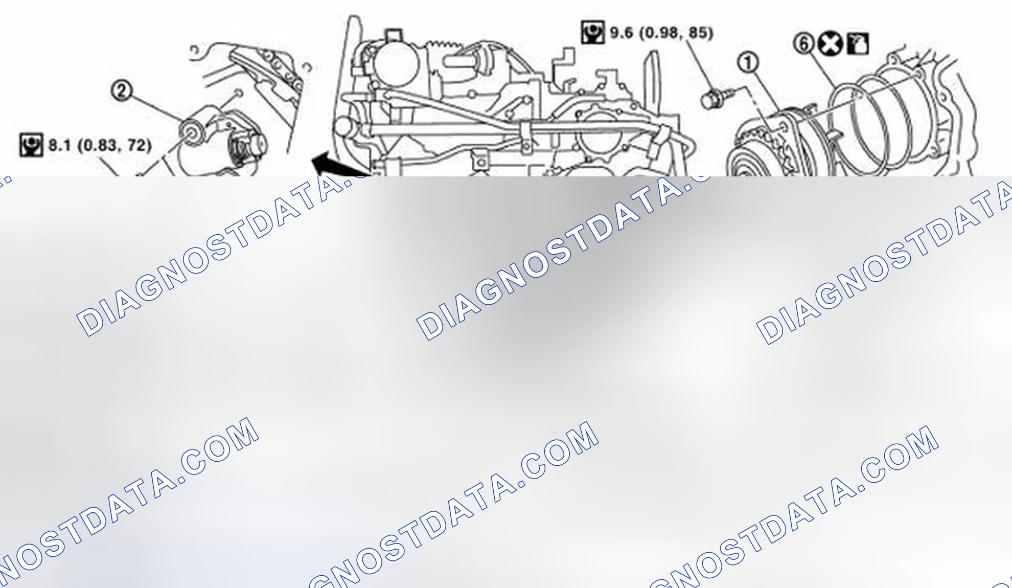 Scheme 48: Identifying Water Pump Components With Torque Specifications