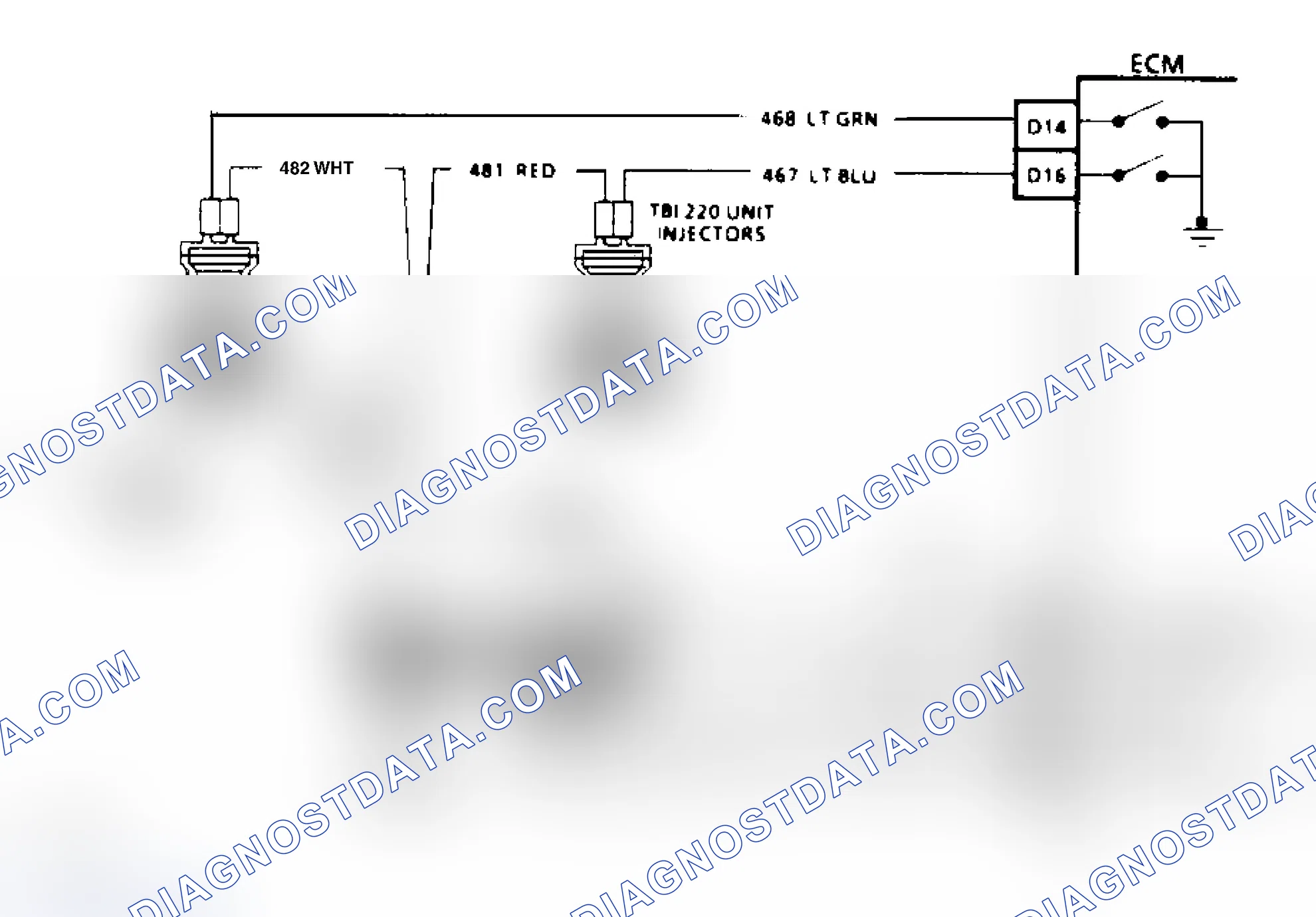 Scheme 49: Code 42 Schematic ("L" & "M" Series 4.3L VIN Z) Ignition Control
